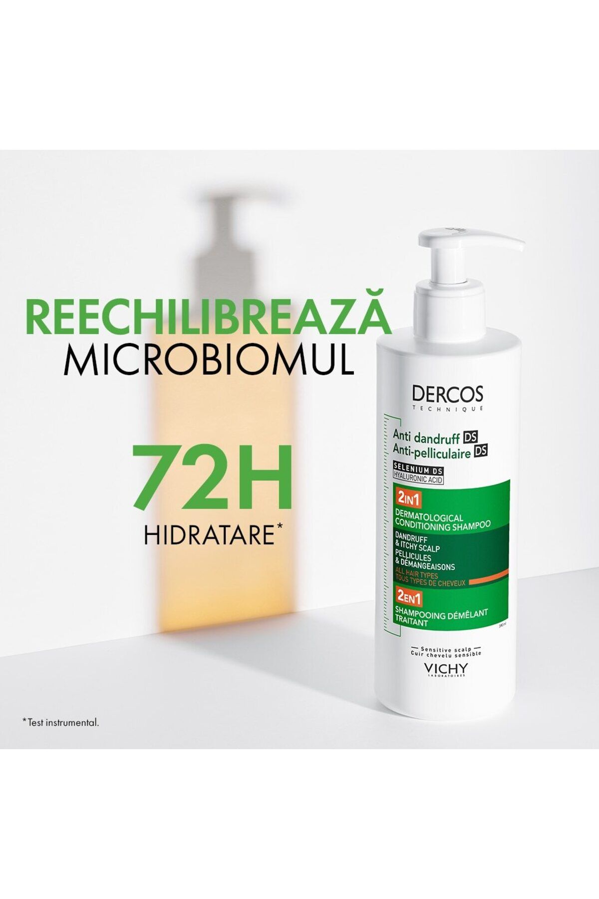Vichy-Sampon si balsam 2 in 1 anti-matreata Vichy Dercos pentru toate tipurile de par 5