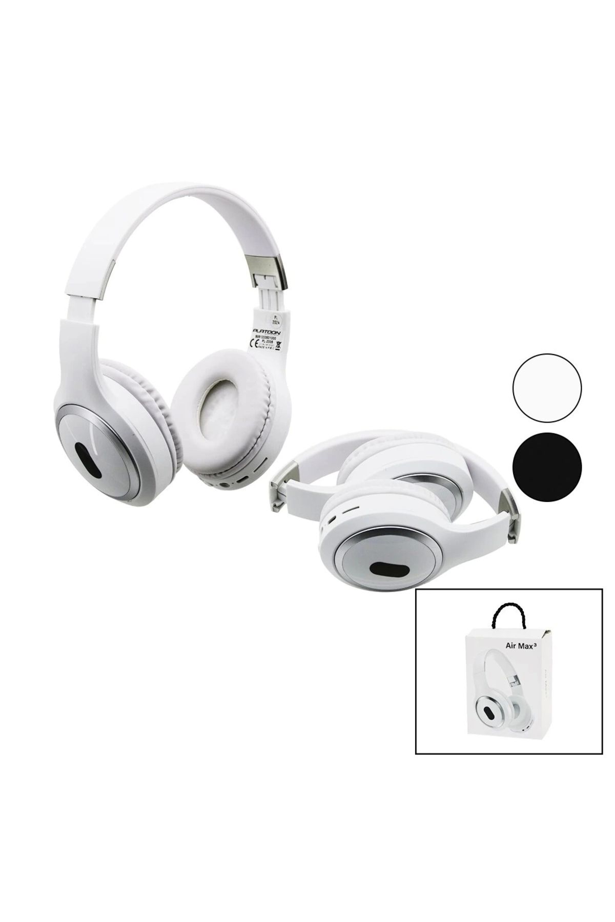 STOREMAX AIR MAX 3 KATLANIR ŞARJLI BLUETOOTH KULAK ÜSTÜ KABLOSUZ KULAKLIK PL-2335 (5047)