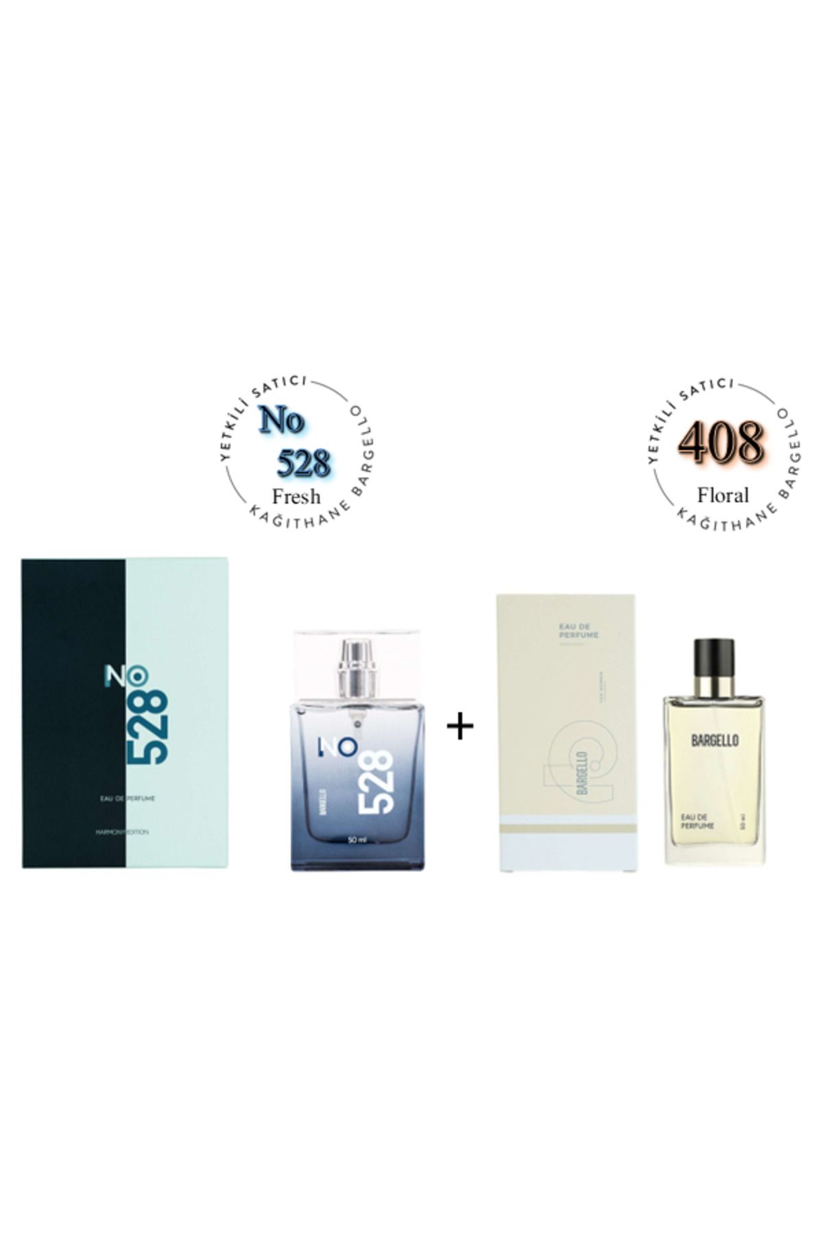 Bargello No: 528 + 408 Erkek / Kadın Parfüm Edp 50 ml Fresh / Floral - Mnms50no528408