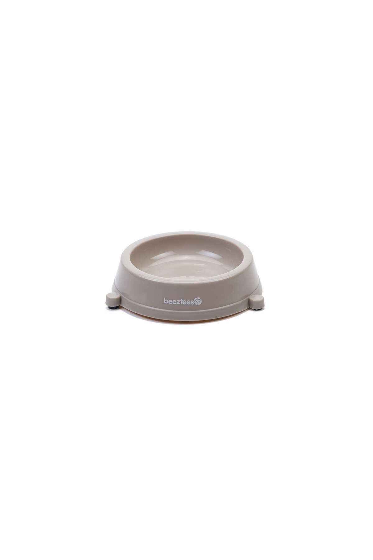Beeztees Kedi Mama Su Kabı, Kaymaz, Plastik, Bej 17cm SVLRS