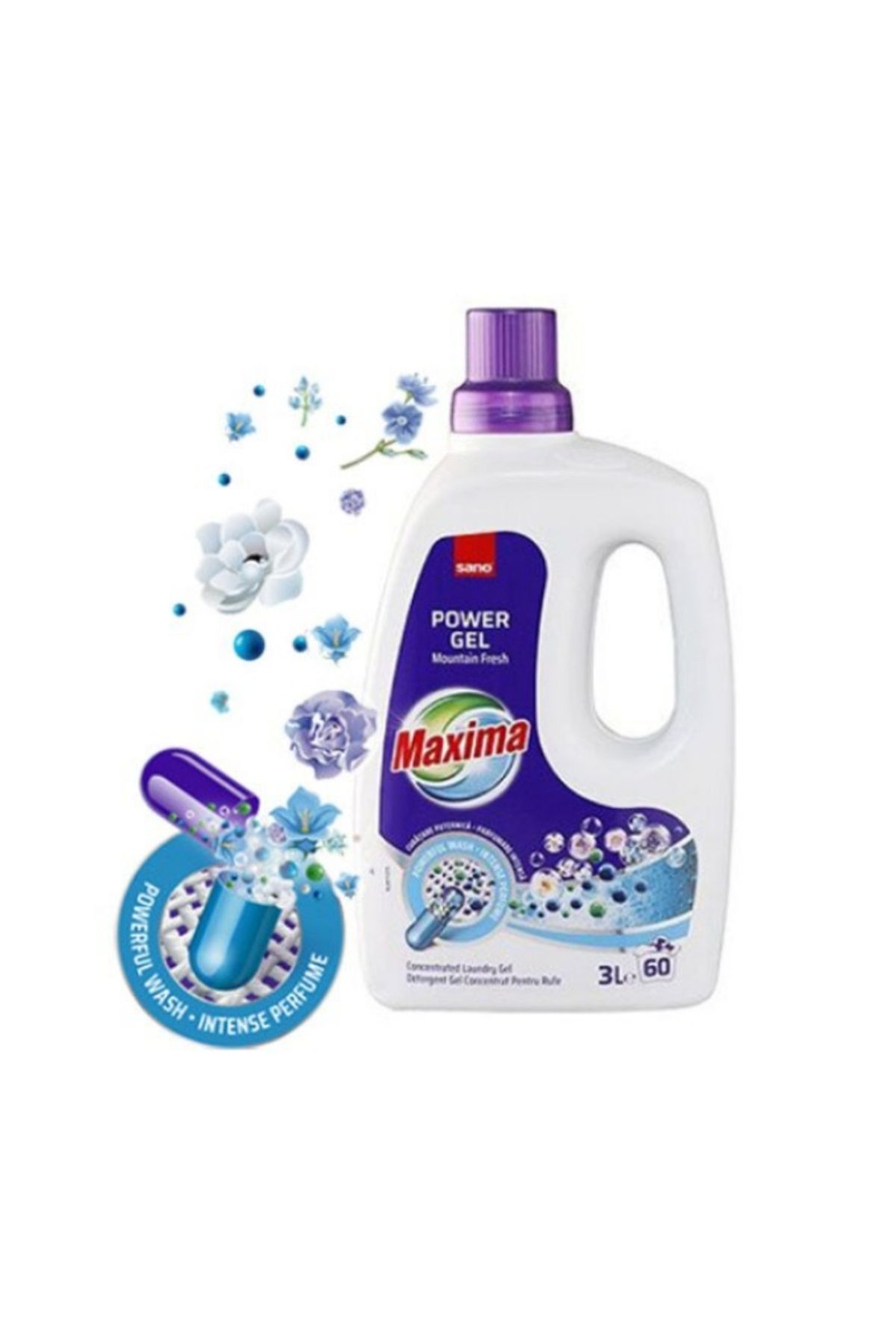 Sano-Detergent lichid Plic Maxima Spring Flower Maxima Mountain Flowers 2 x 3 L 2
