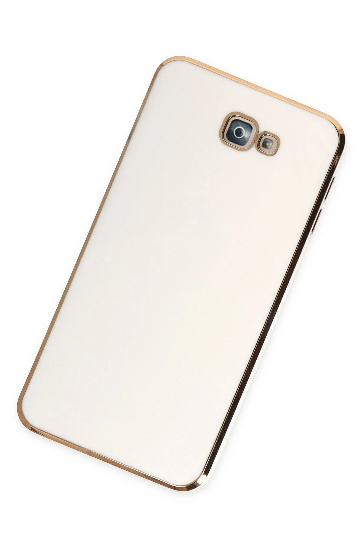 NewFace Samsung Galaxy J7 Prime Kılıf Volet Silikon - Beyaz SVLRS