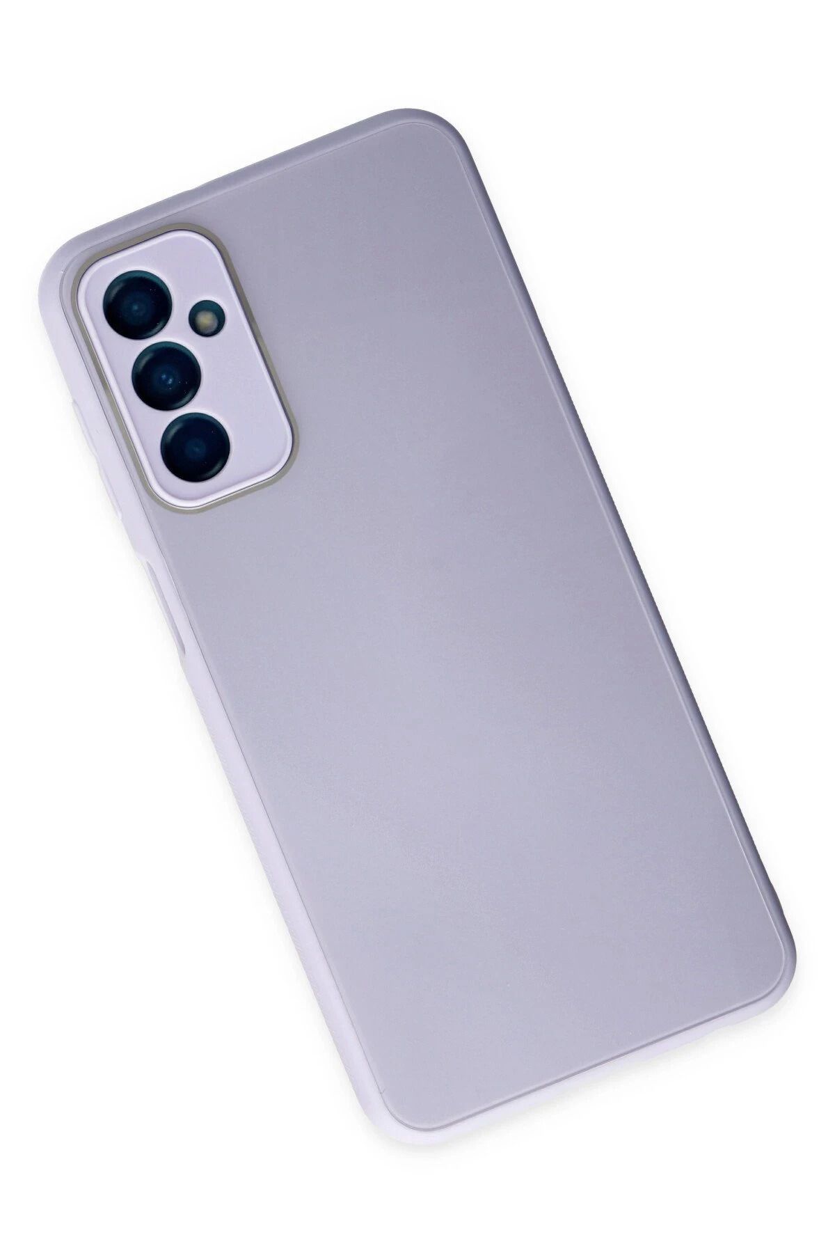 NewFace Samsung Galaxy M23 Kılıf Glass Kapak - Lila GLSTD
