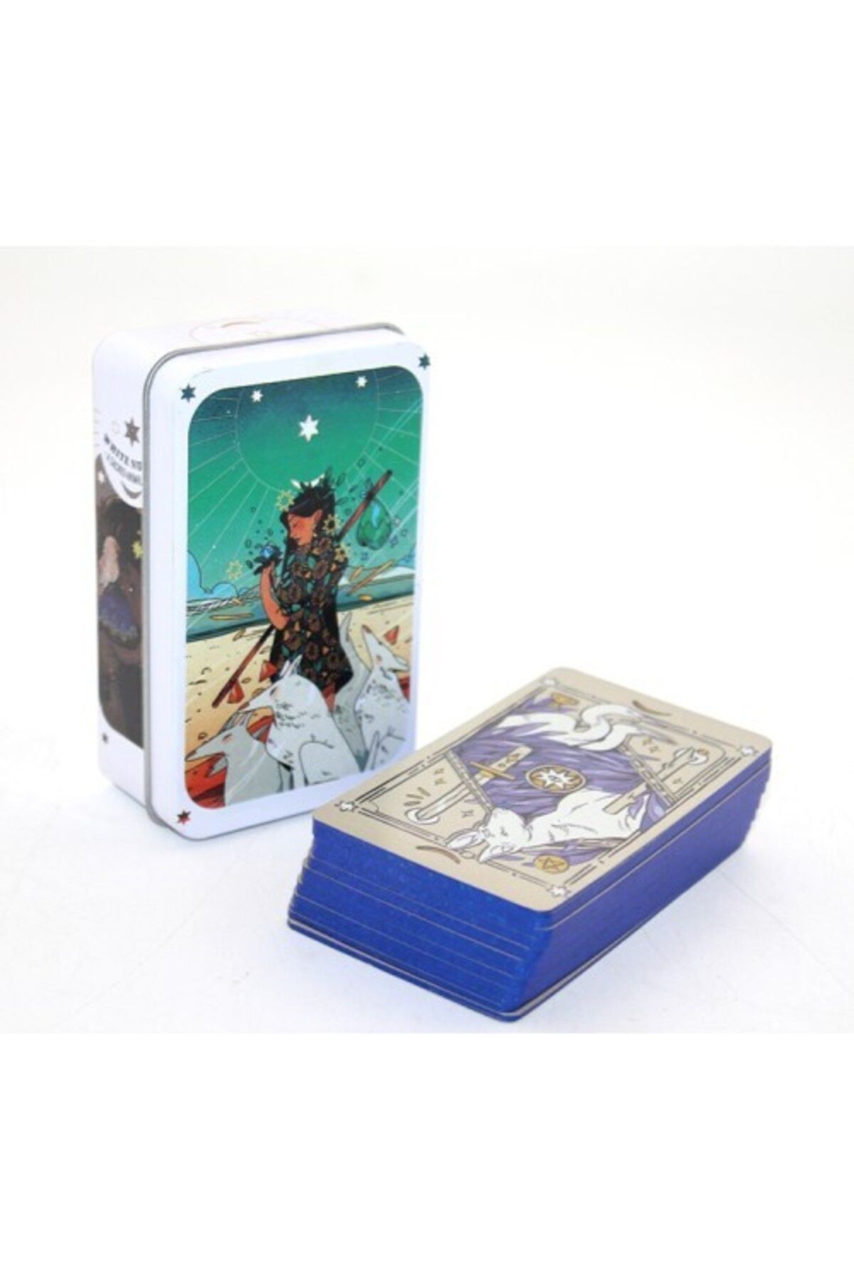 Otocub Metal Kutulu Tarot Kartı White Numen
