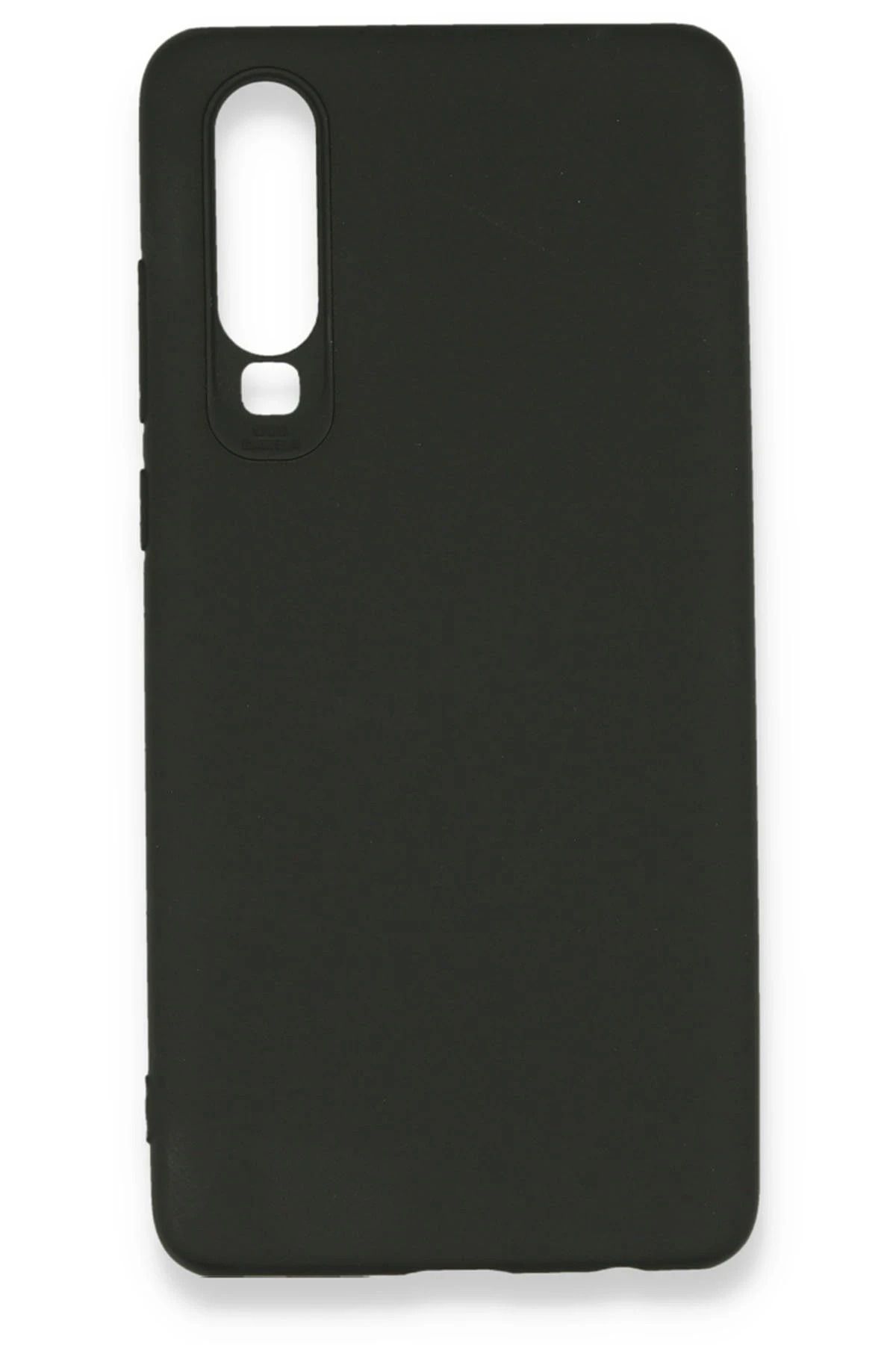 NewFace Huawei P30 Kılıf First Silikon - Siyah SVLRS
