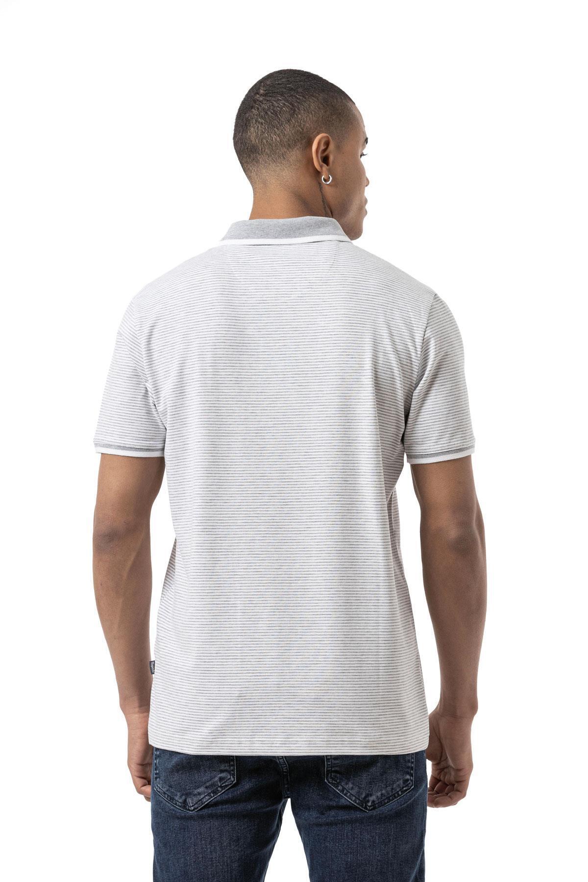 rugatchi-Striped Polo T-Shirt 4