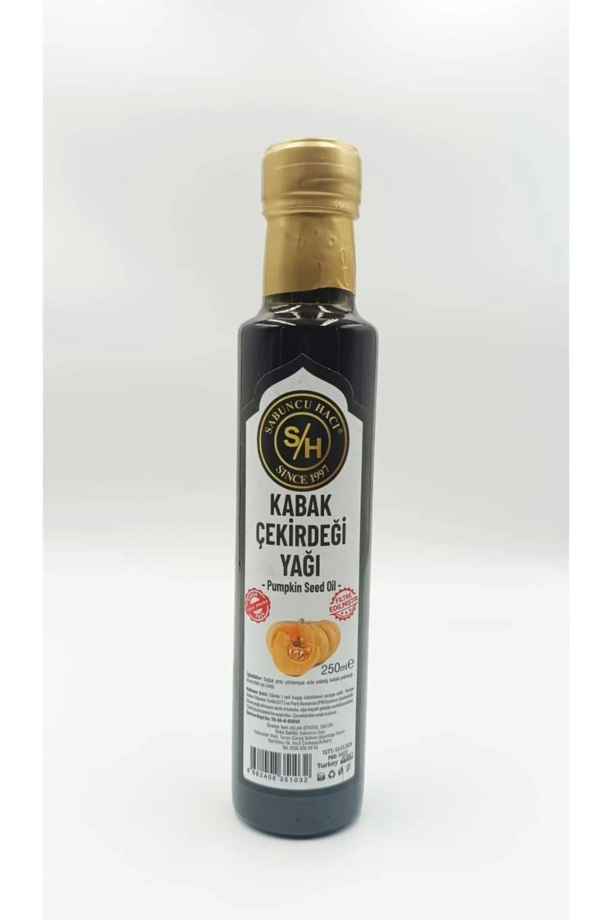 Home Kabak Çekirdeği Yağı 250 ML Soğuk Pres %100 Naturel Yerli Mahsul