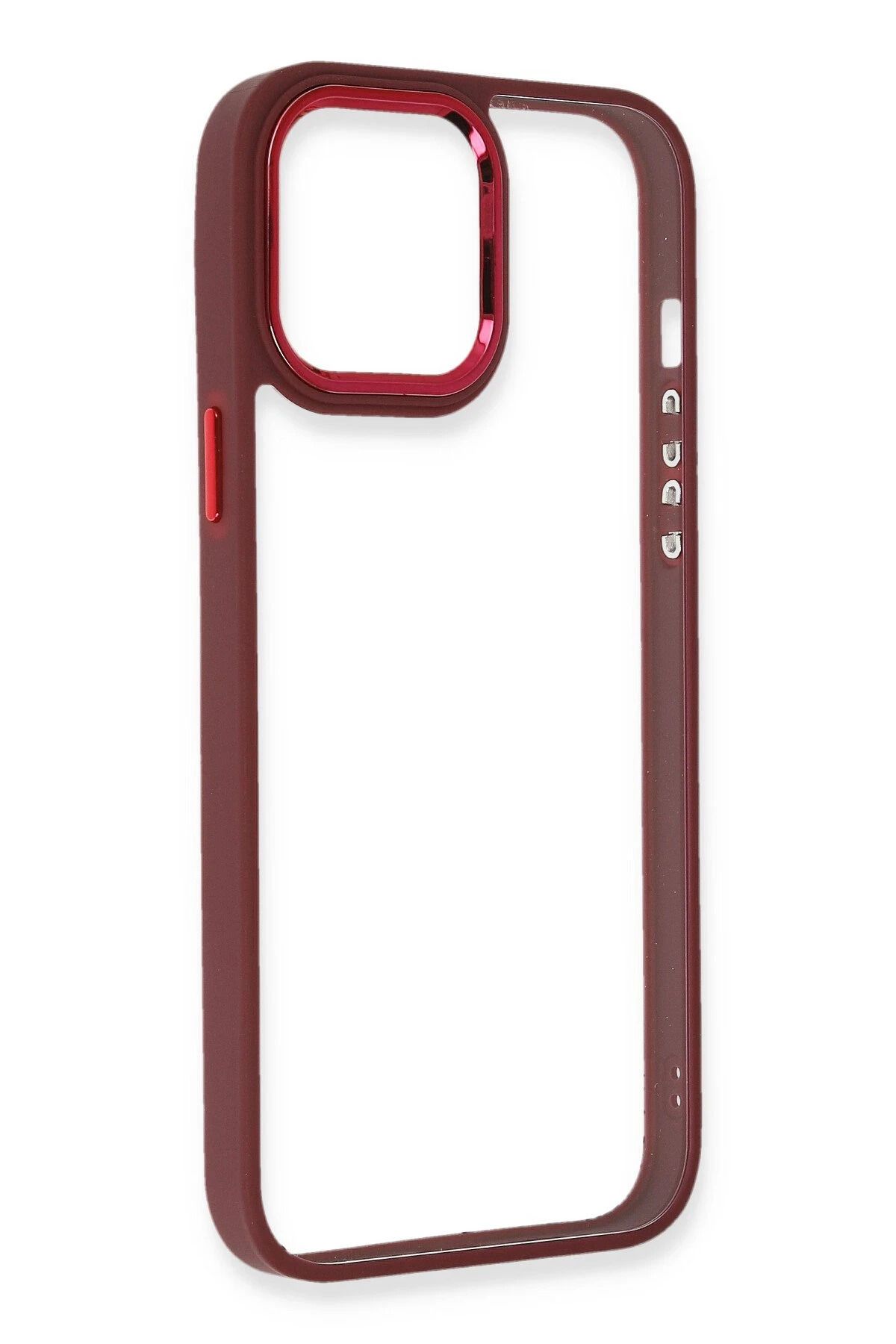 NewFace iPhone 14 Pro Max Kılıf Dora Kapak - Kırmızı GLSTD