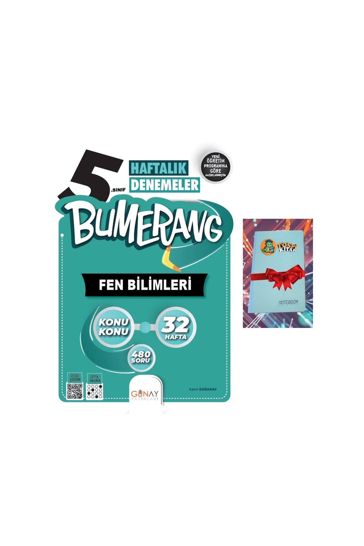 Günay Yayınları Bumerang 32 Haftalık FEN BİLİMLERİE Denemeleri (NOT DEFTERİ HEDİYE)