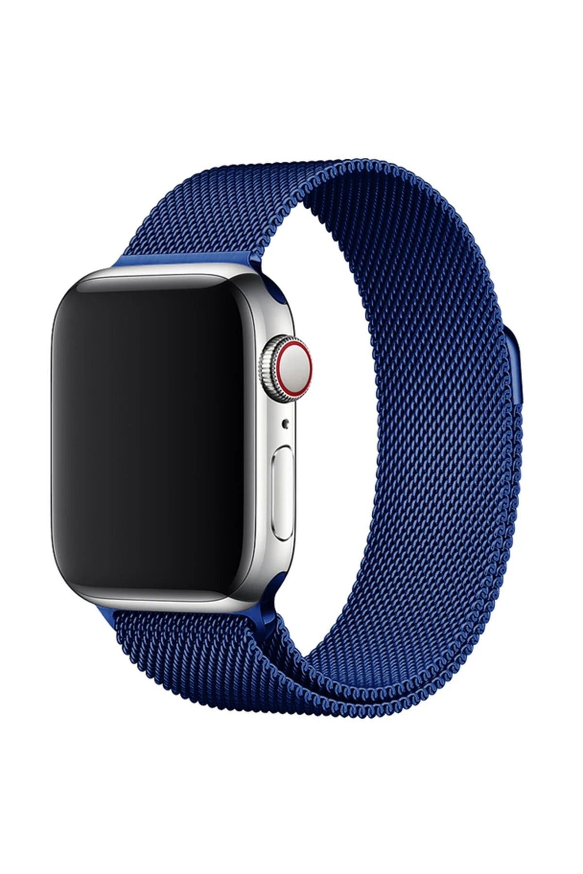 NewFace Apple Watch 38mm Metal Mıknatıslı Kordon - Mavi GLSTD