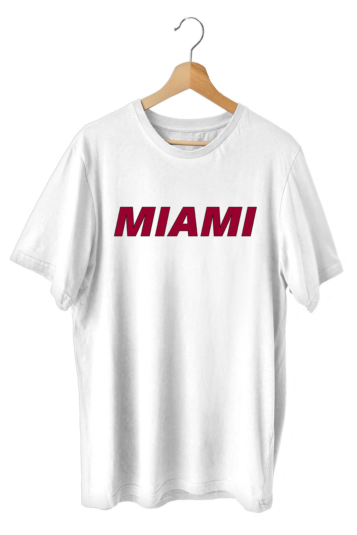 TOP GLORY Miami Baskılı Basketbol T-Shirt Sporcu Tişörtü
