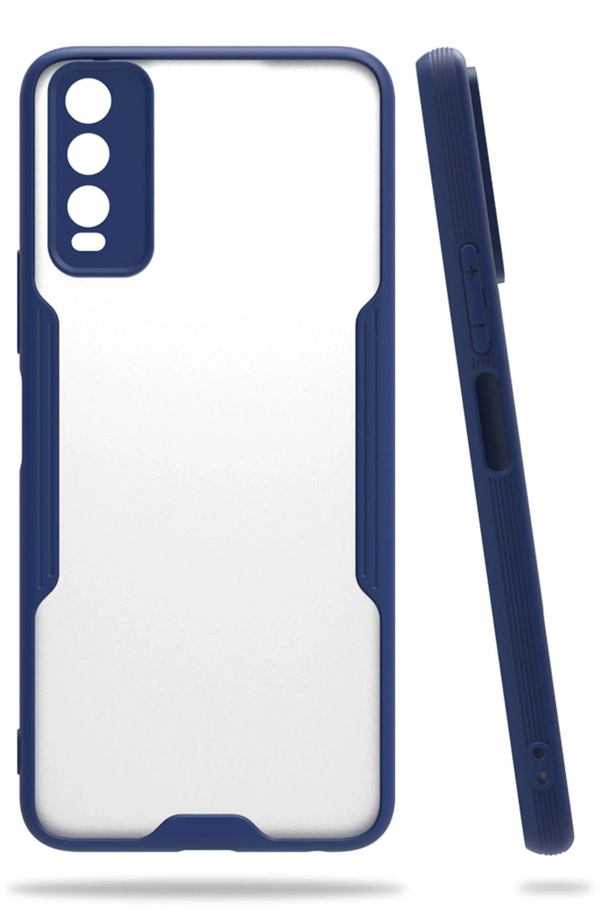 NewFace Vivo Y11S Kılıf Platin Silikon - Lacivert WLZOR