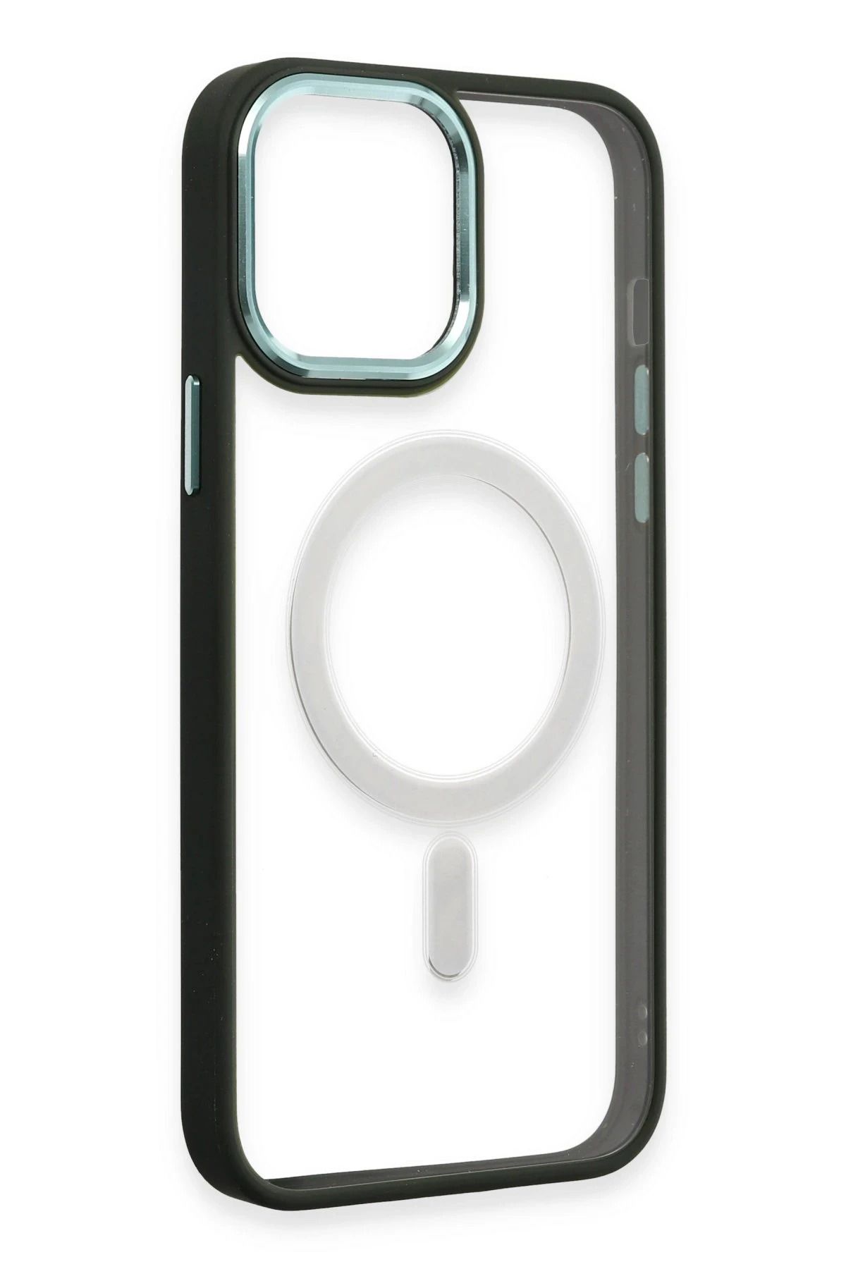 NewFace iPhone 15 Pro uyumu Kılıf Room Magneticsafe Silikon - Köknar Yeşili GLSTD