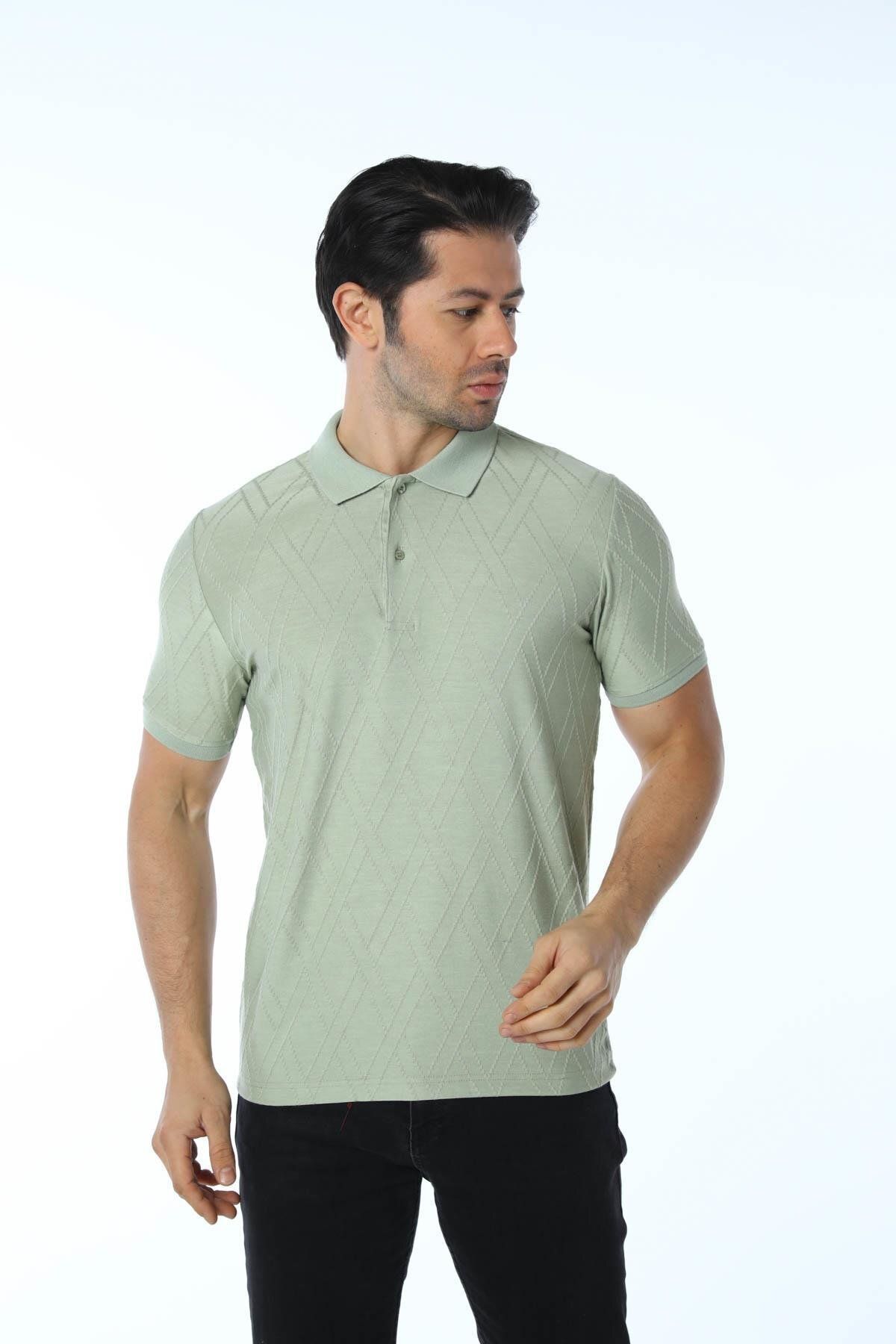 rugatchi Jakarlı Polo Yaka T-Shirt