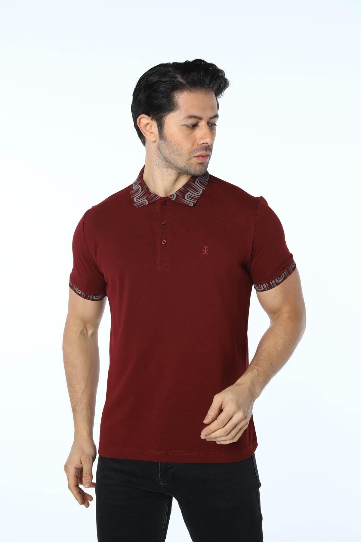 rugatchi %100 Pamuk Polo Yaka T-Shirt