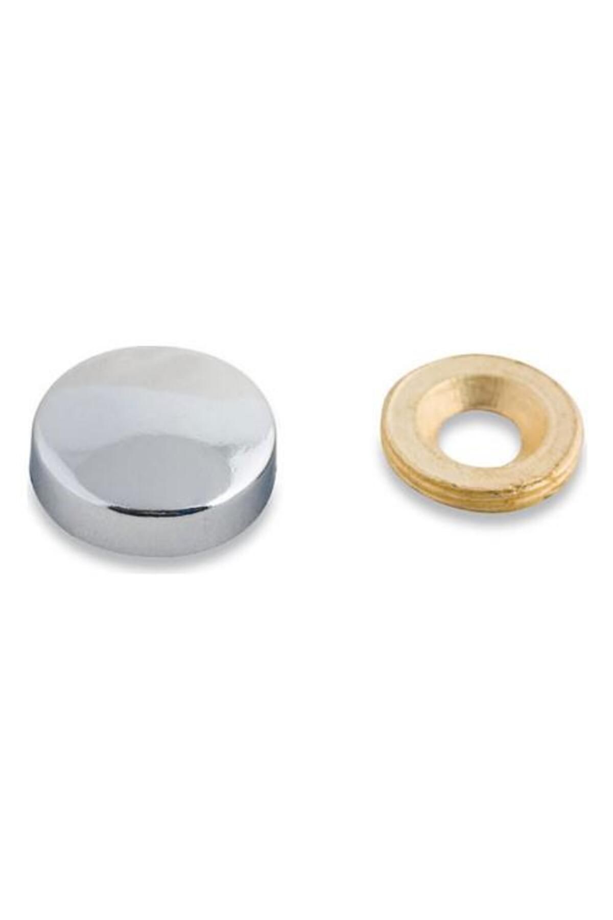 Gürçay Hırdavat Dekoratif Vida Kapağı Parlak Krom 25mm - 10 Adet
