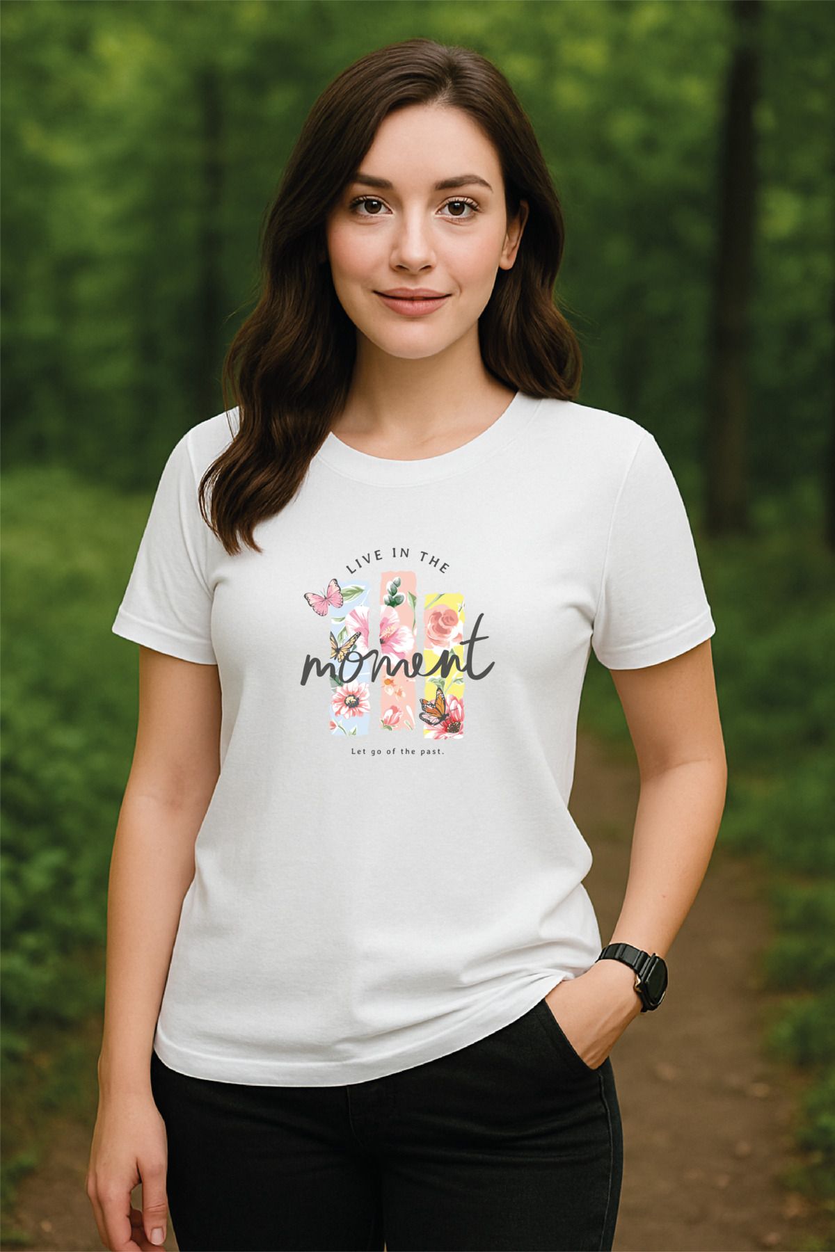 OFİSEHEDİYE WHITE QUOTES PREMIUM UNISEX T-SHIRT MOMENT