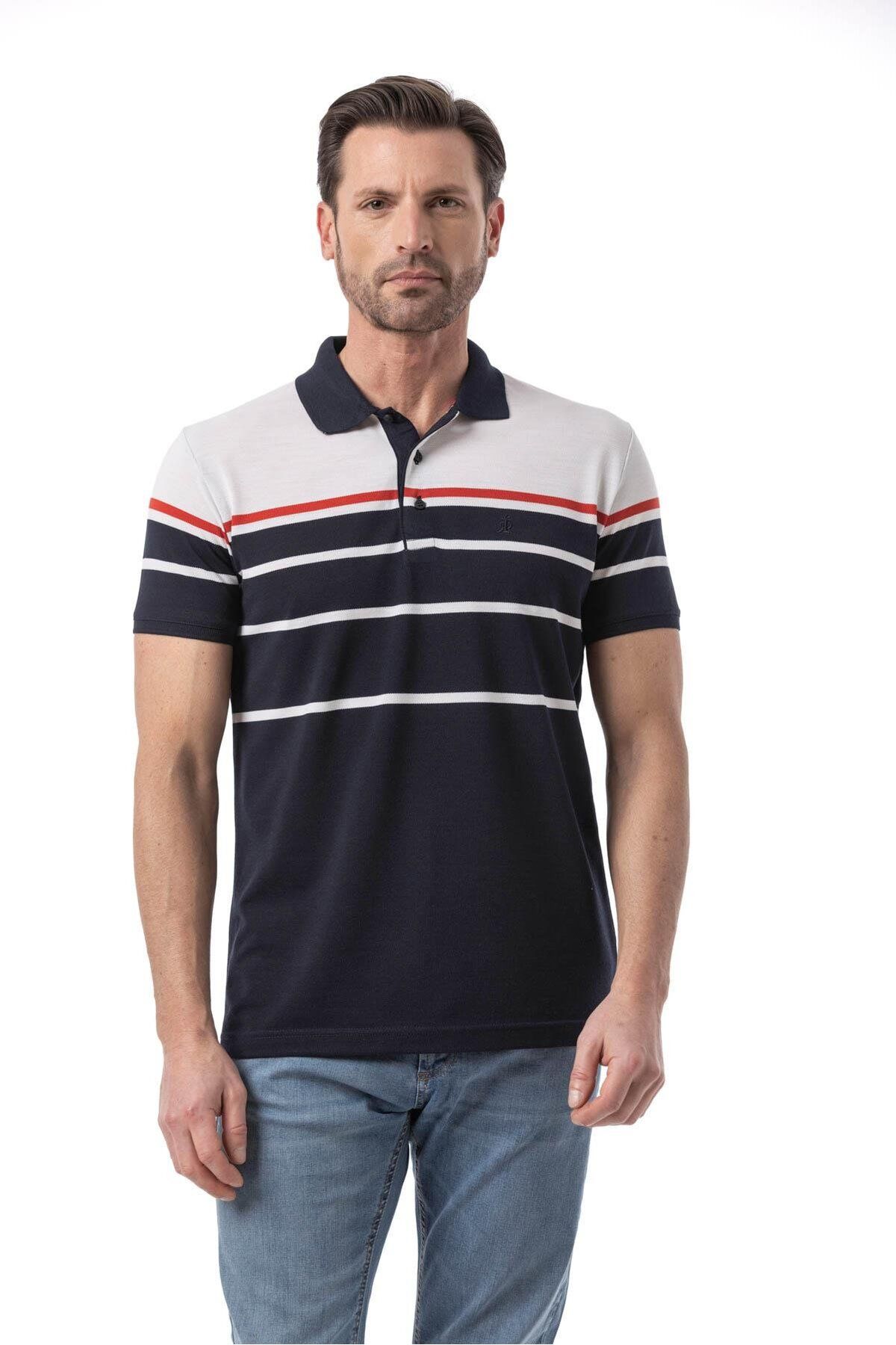 rugatchi Yatay Çizgili Polo T-Shirt