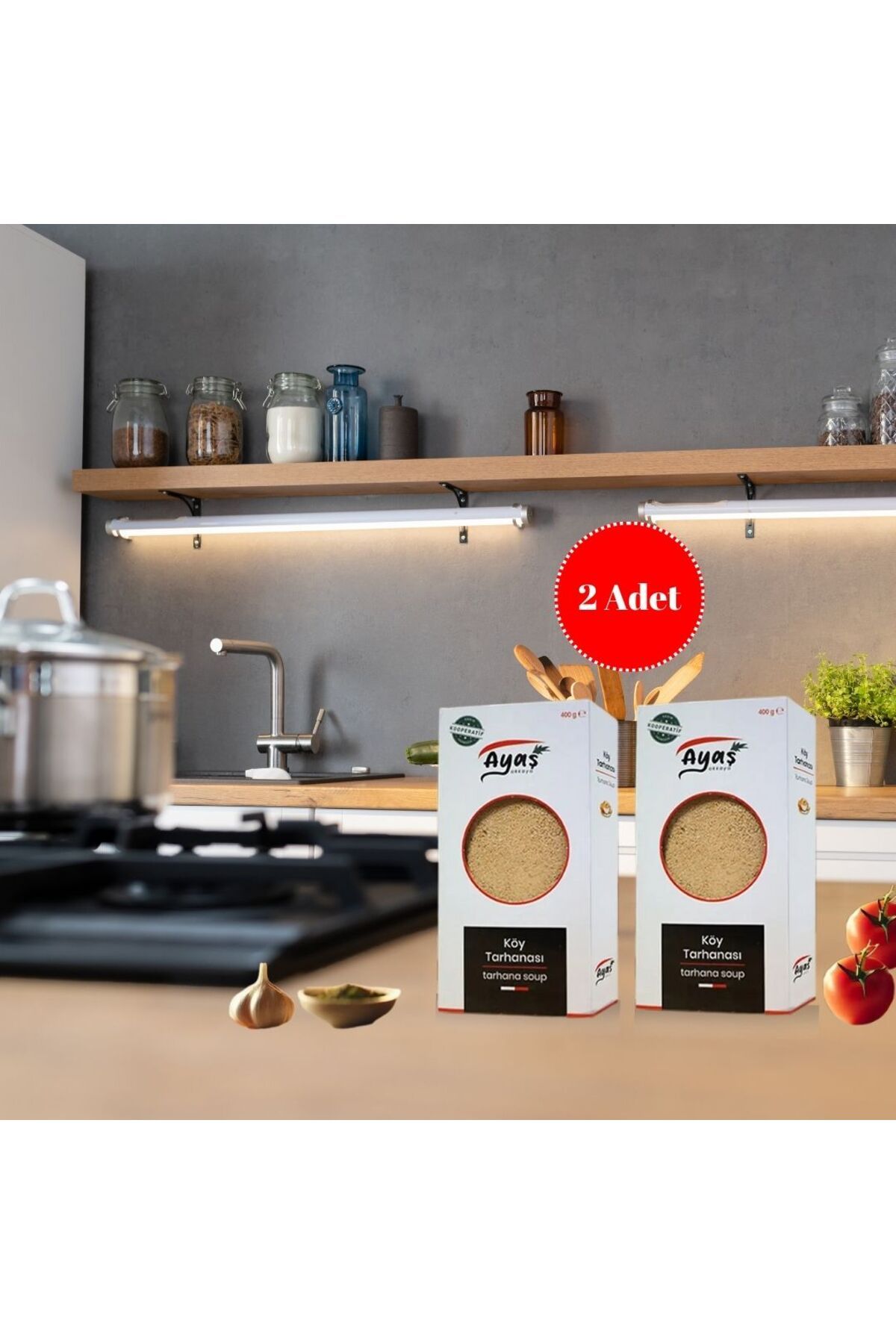 Ayaş Akkaya Kooperatifi Köy Tarhanası 400 gr*2li