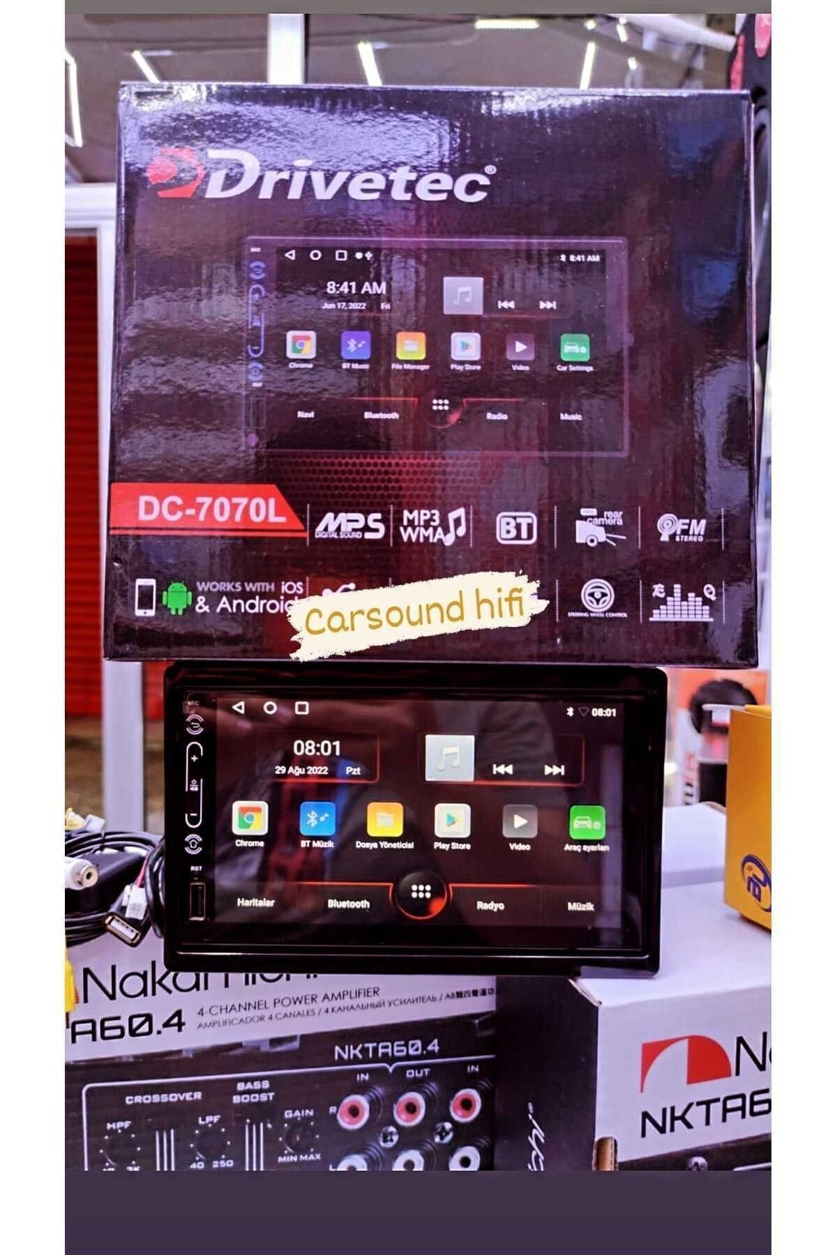 drivetec Dc-7070l Ultra Android 4gb Ram 64gb Hafıza 7 Inc Car Playli Double Teyp
