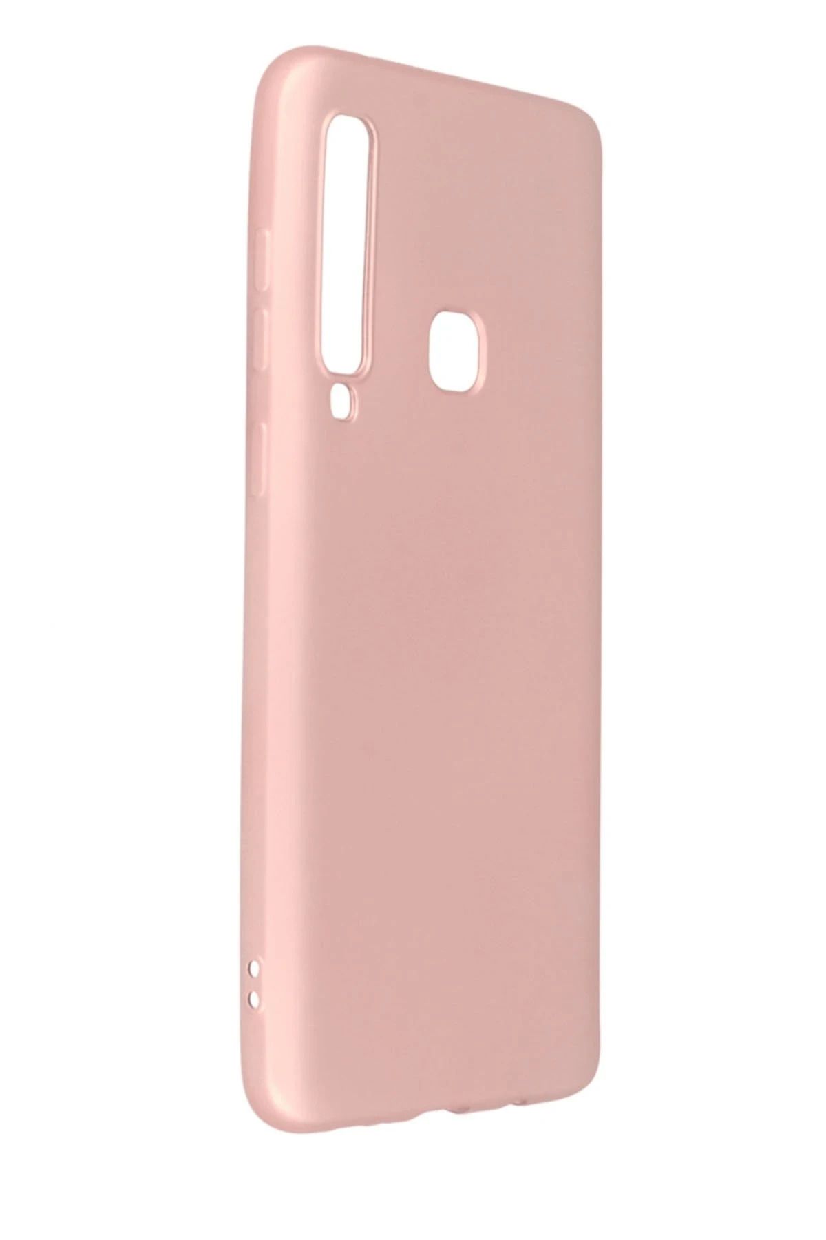 NewFace Samsung Galaxy A9 2018 Kılıf First Silikon - Rose Gold GLSTD