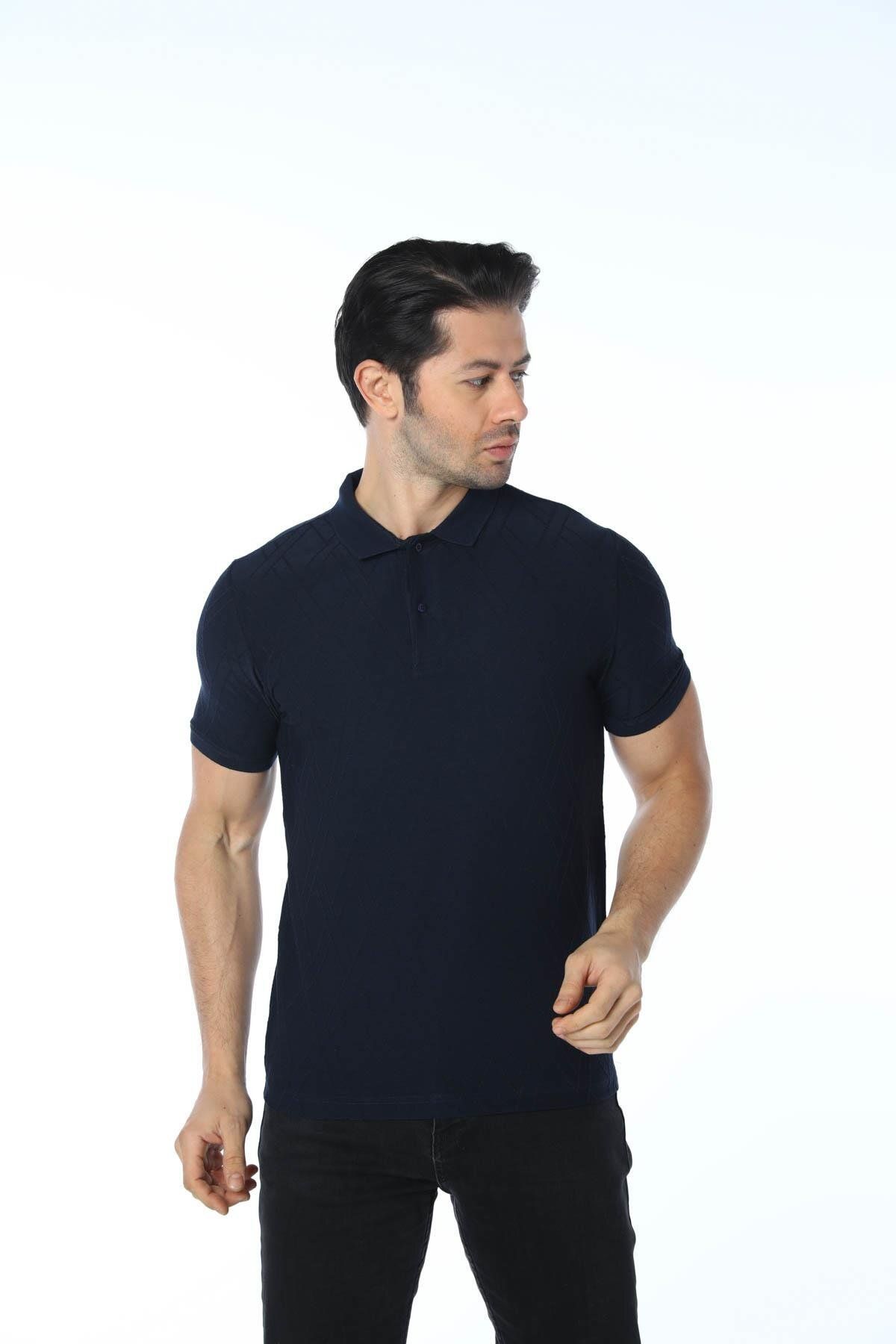 rugatchi Jakarlı Polo Yaka T-Shirt
