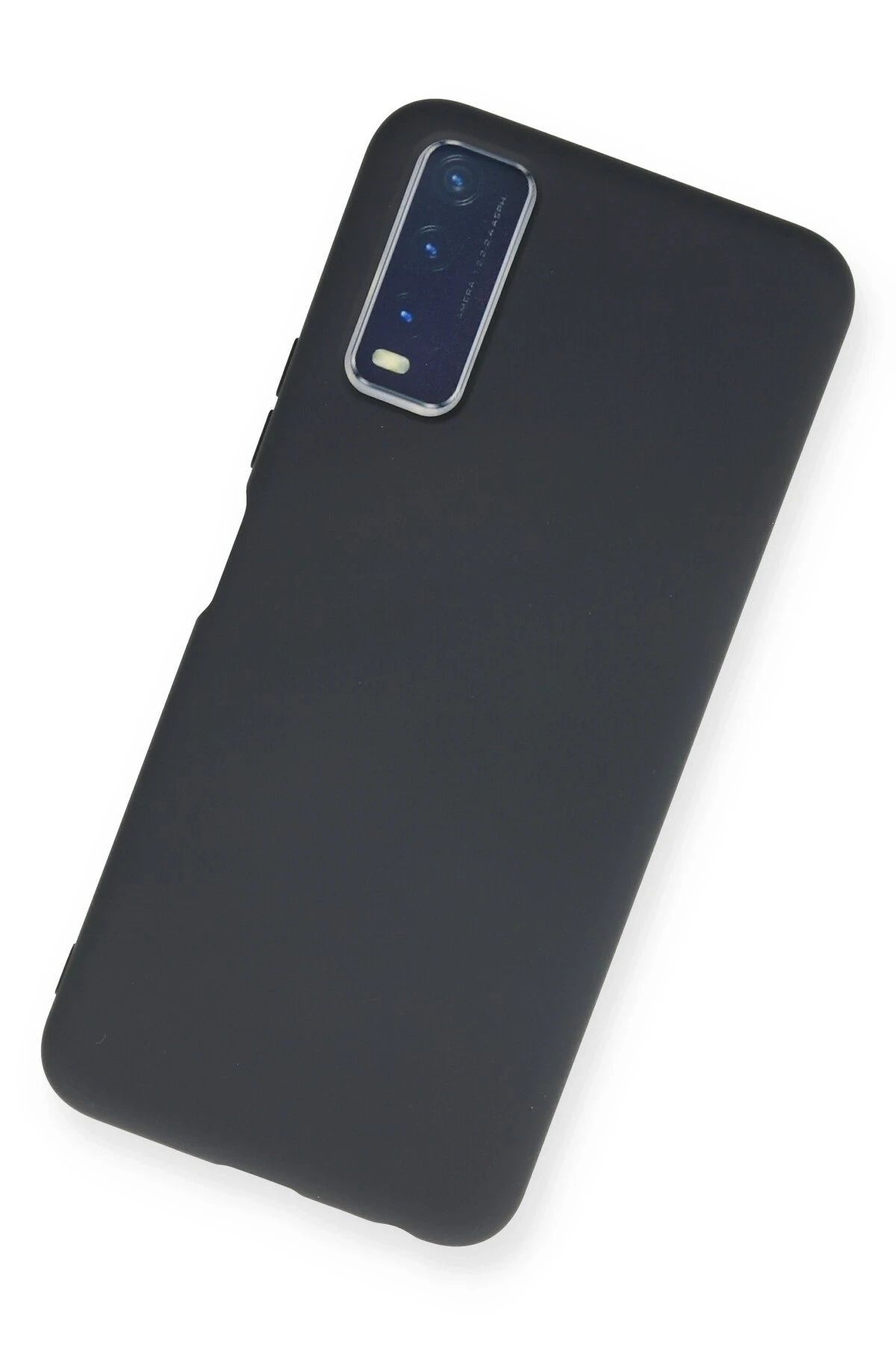 NewFace Vivo Y11S uyumlu Kılıf Nano içi Kadife Silikon - Lacivert GLSTD