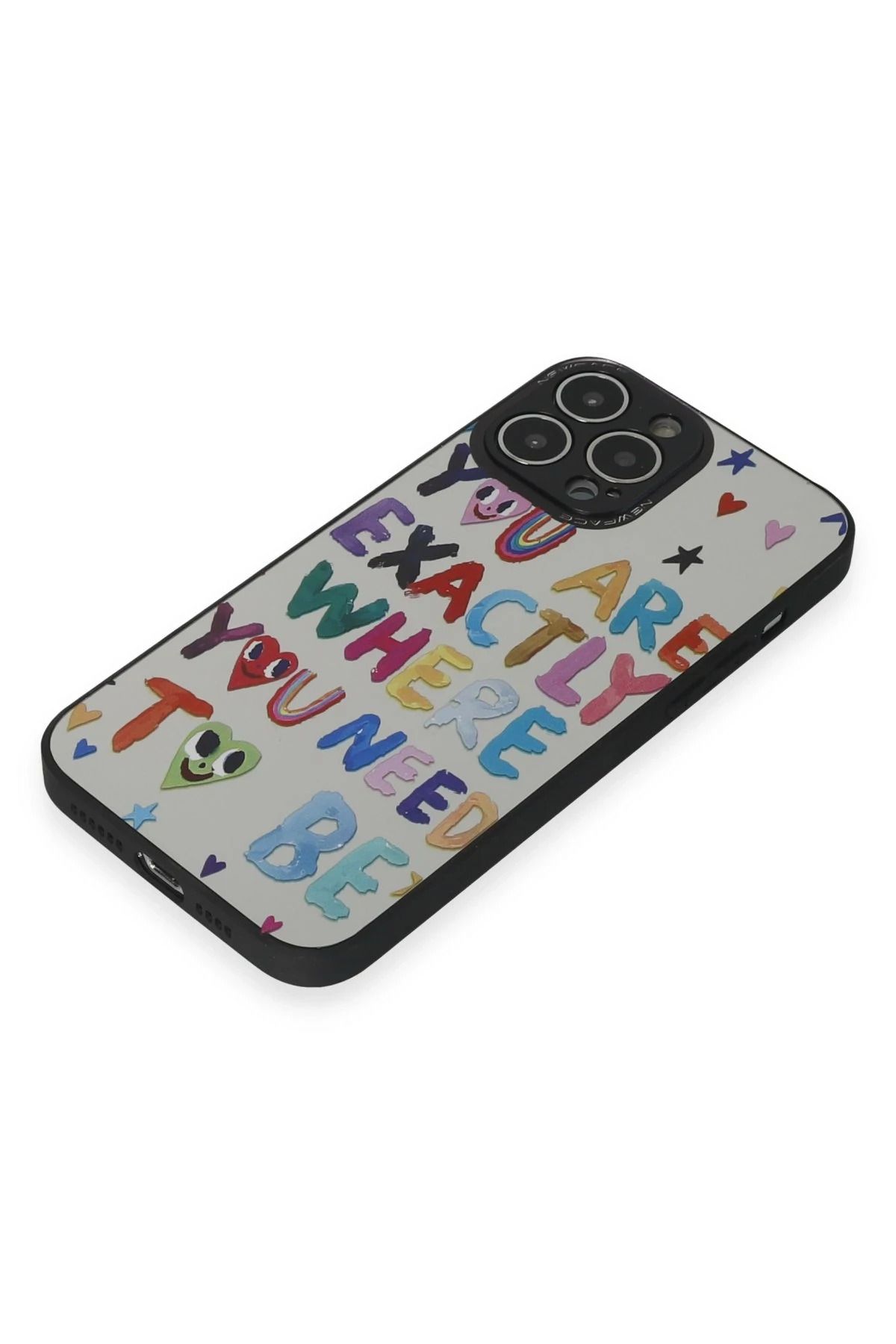 NewFace iPhone 14 Pro uyumlu Kılıf Mirror Desenli Kapak - Mirror - 10 GLSTD