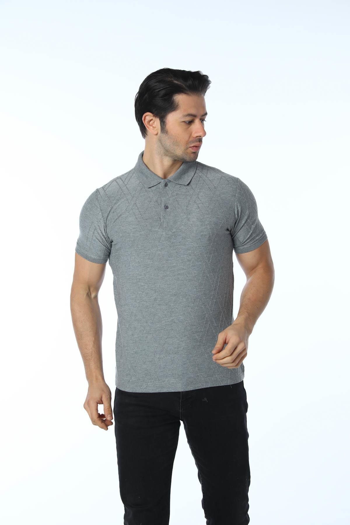 rugatchi Jakarlı Polo Yaka T-Shirt