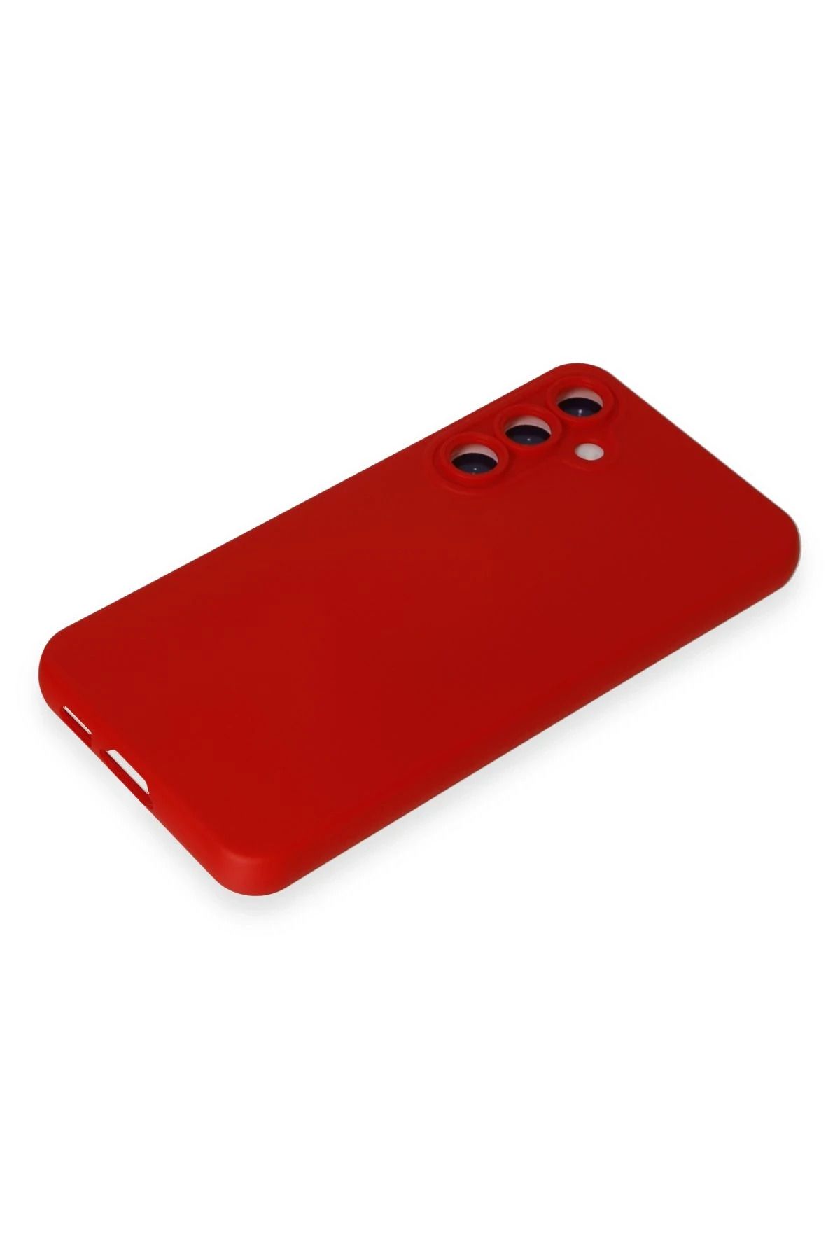NewFace Galaxy S23 FE uyumlu Kılıf Nano içi Kadife Silikon - Kırmızı GLSTD