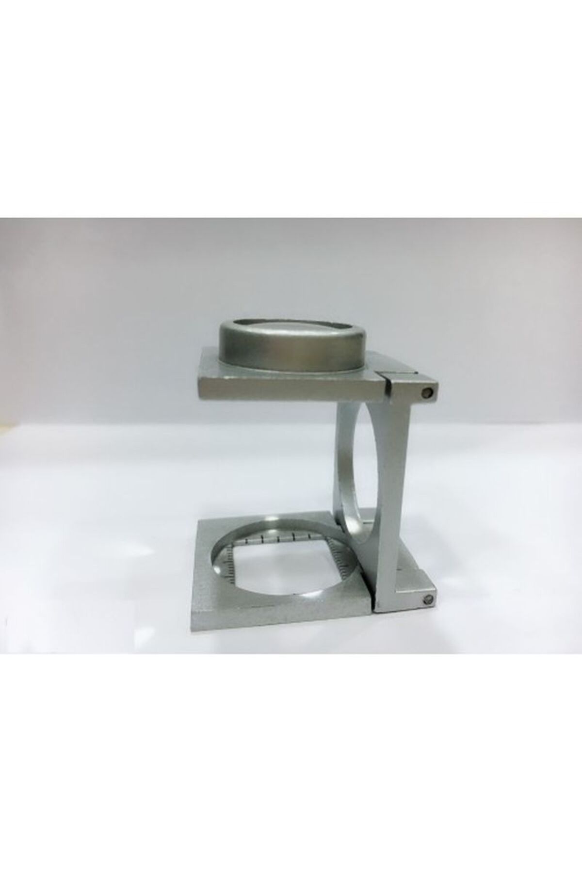 Easy Tedarik 20 Mm Büyüteç Lup Dokumacı Büyüteci Full Çelik Katlanabilir Th9007A