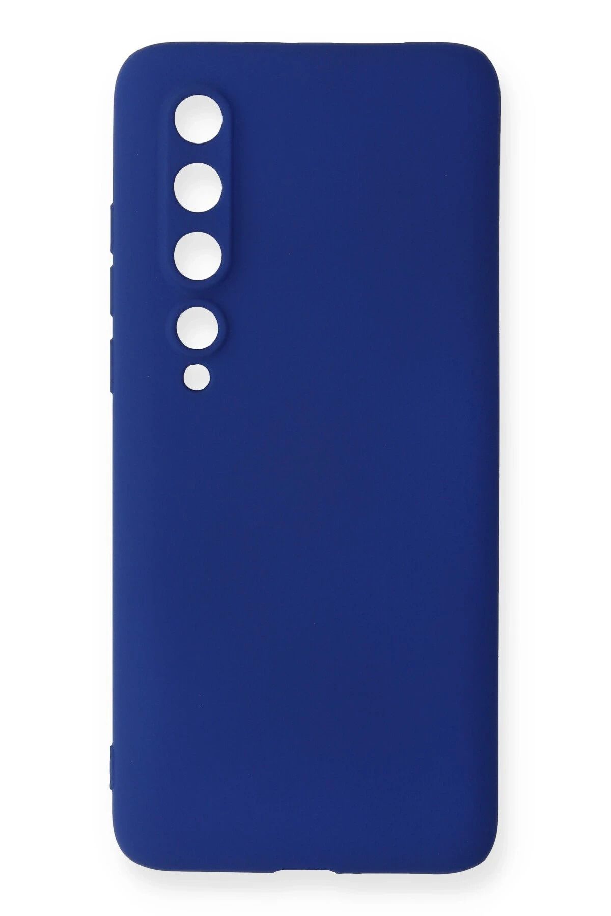 NewFace Xiaomi Mi 10 Kılıf First Silikon - Lacivert GLSTD