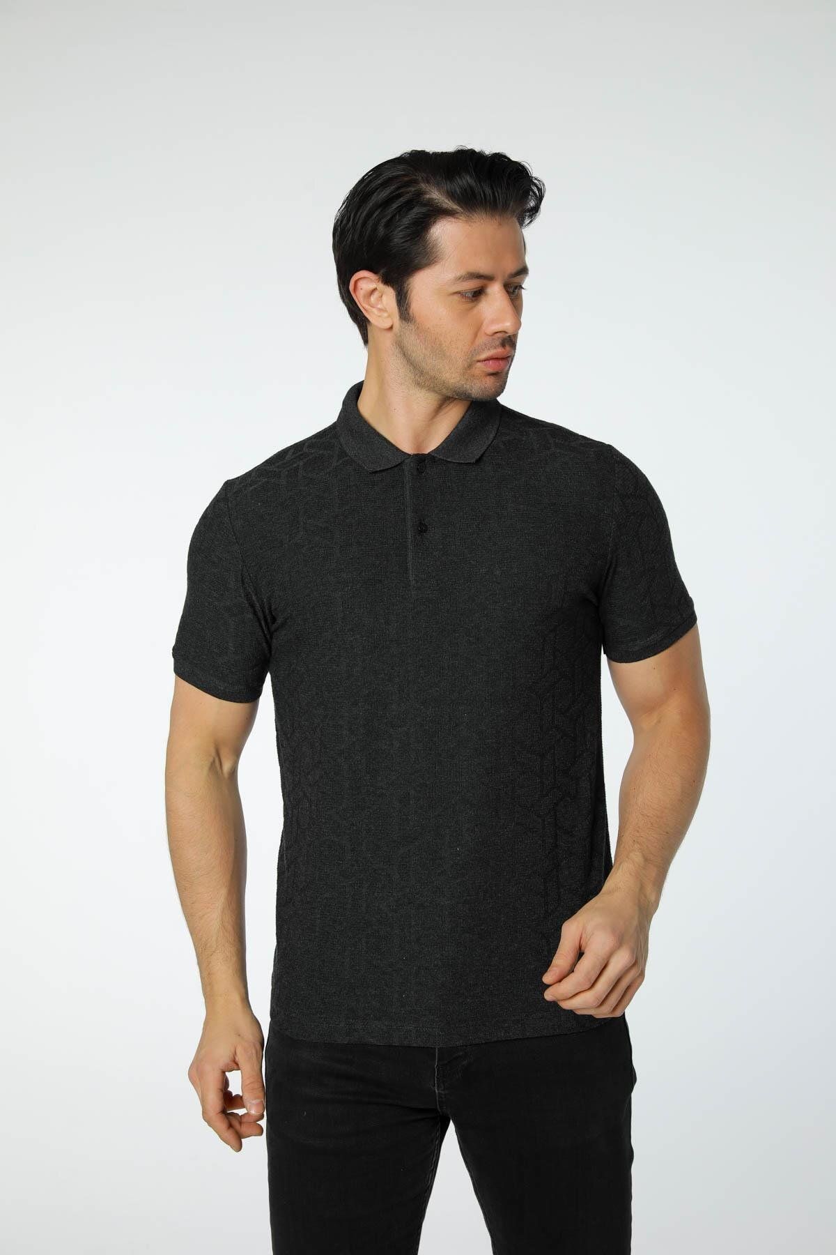 rugatchi Jakarlı Polo Yaka T-Shirt