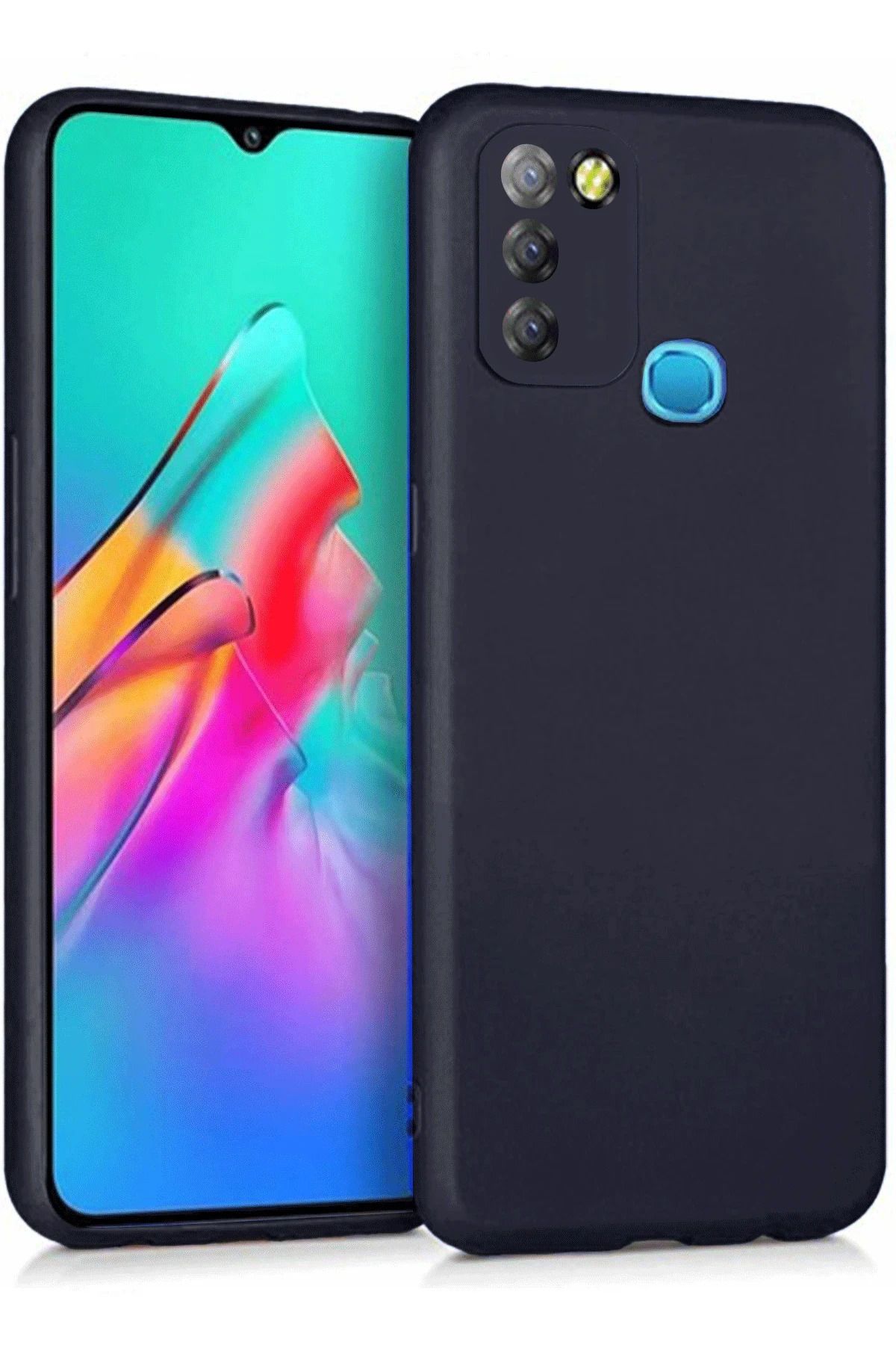 NewFace İnfinix Smart 5 Kılıf First Silikon - Siyah GLSTD