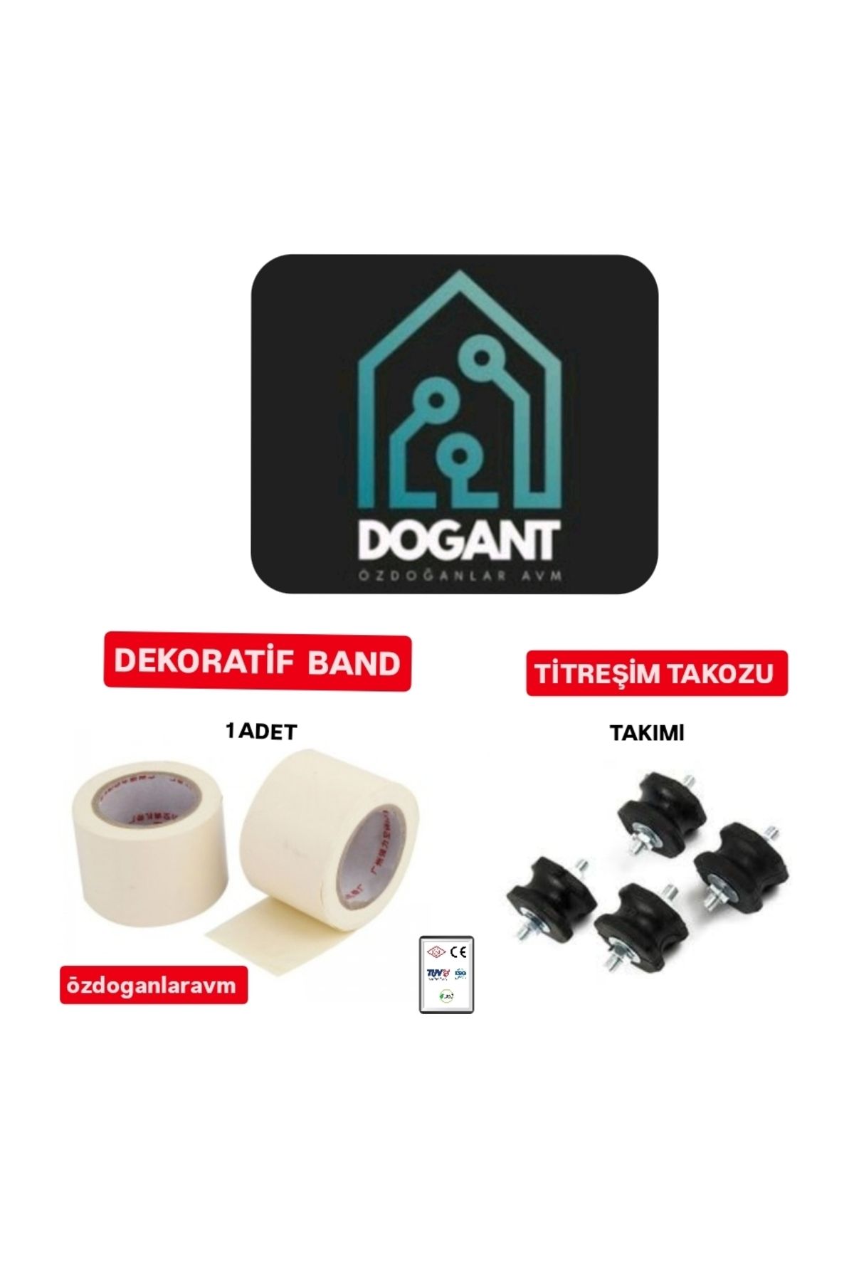 dogant özdoğanlar avm Üniversal Klima Titreşim Takozu + Dekoratif Band