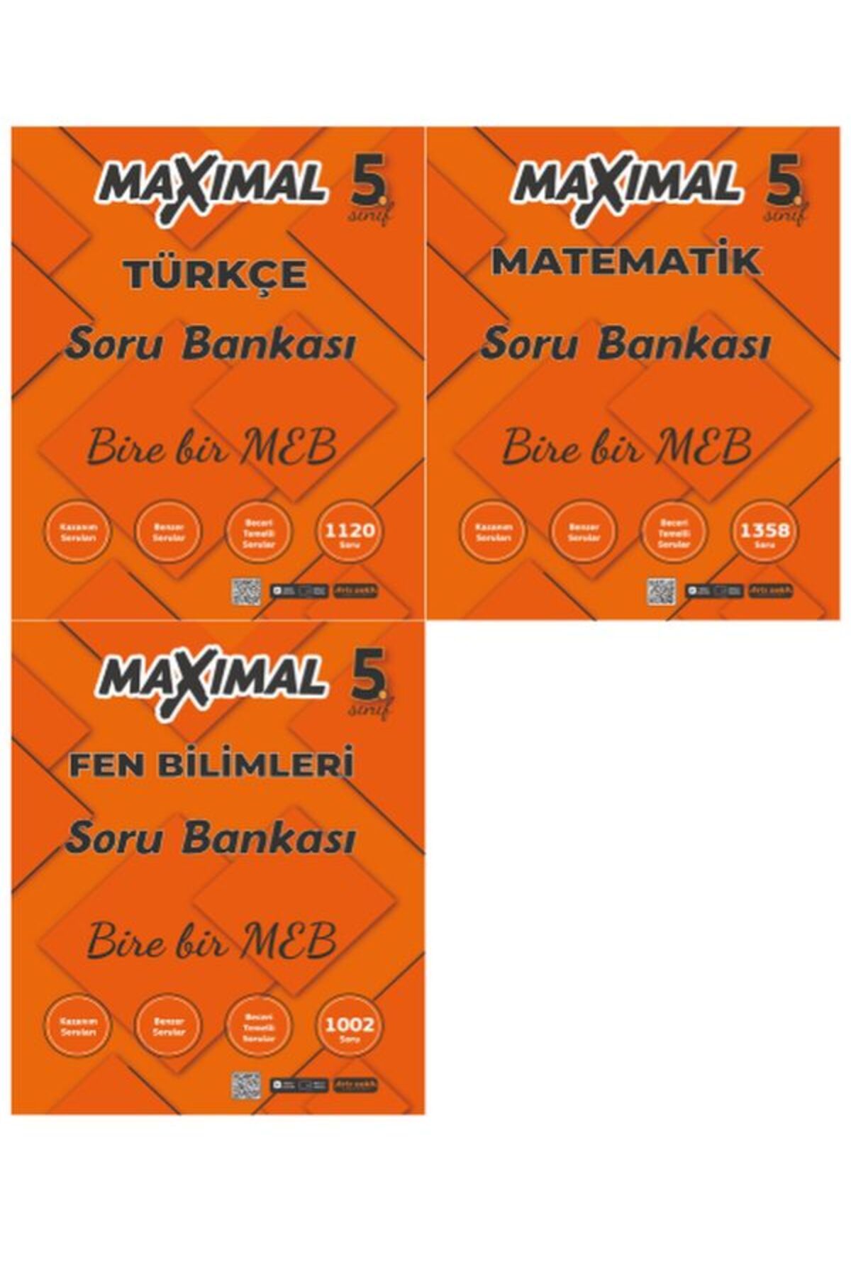 Artı Zeka Yayınları 5 Sınıf Maximal Soru Bankası SET