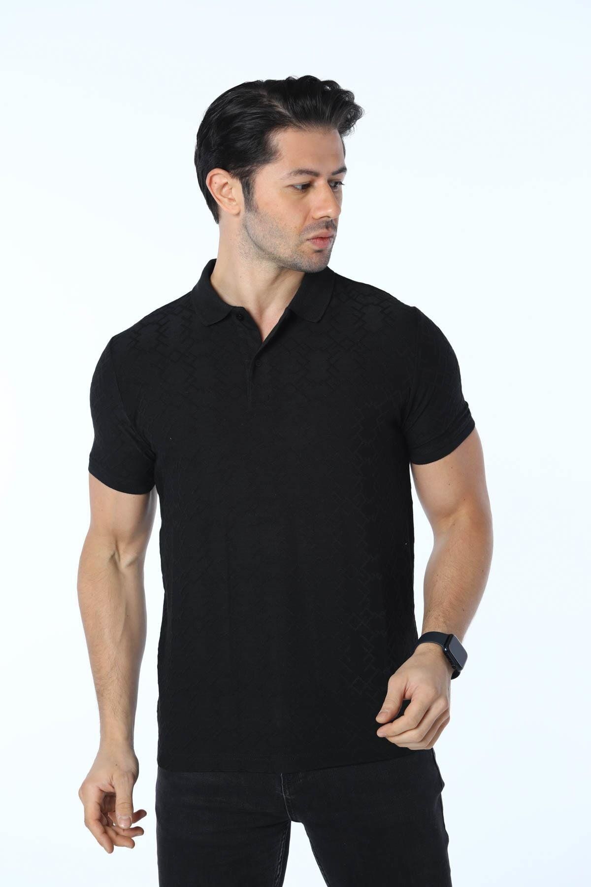rugatchi Jakarlı Polo Yaka T-Shirt