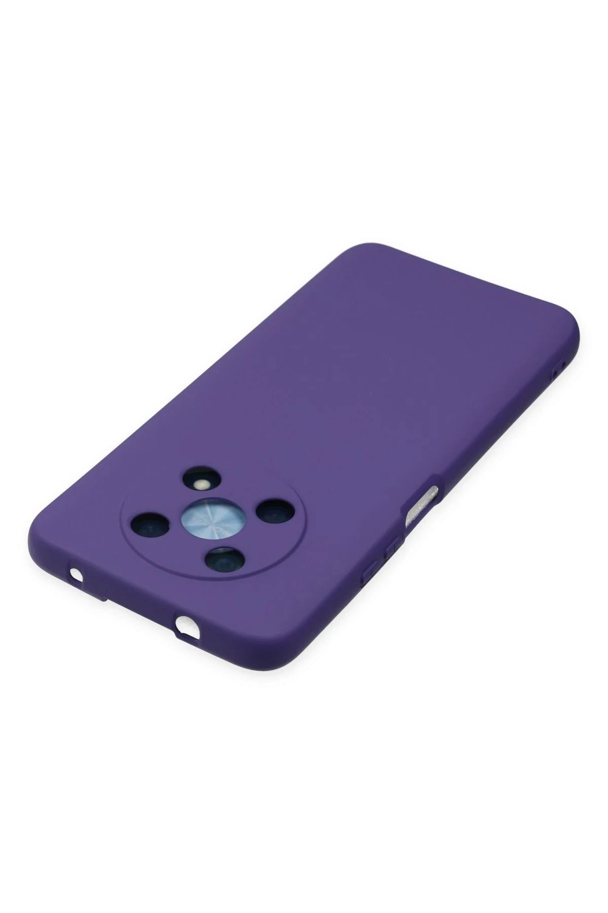 NewFace Huawei Nova Y90 Kılıf Nano içi Kadife Silikon - Mor uyumlu
