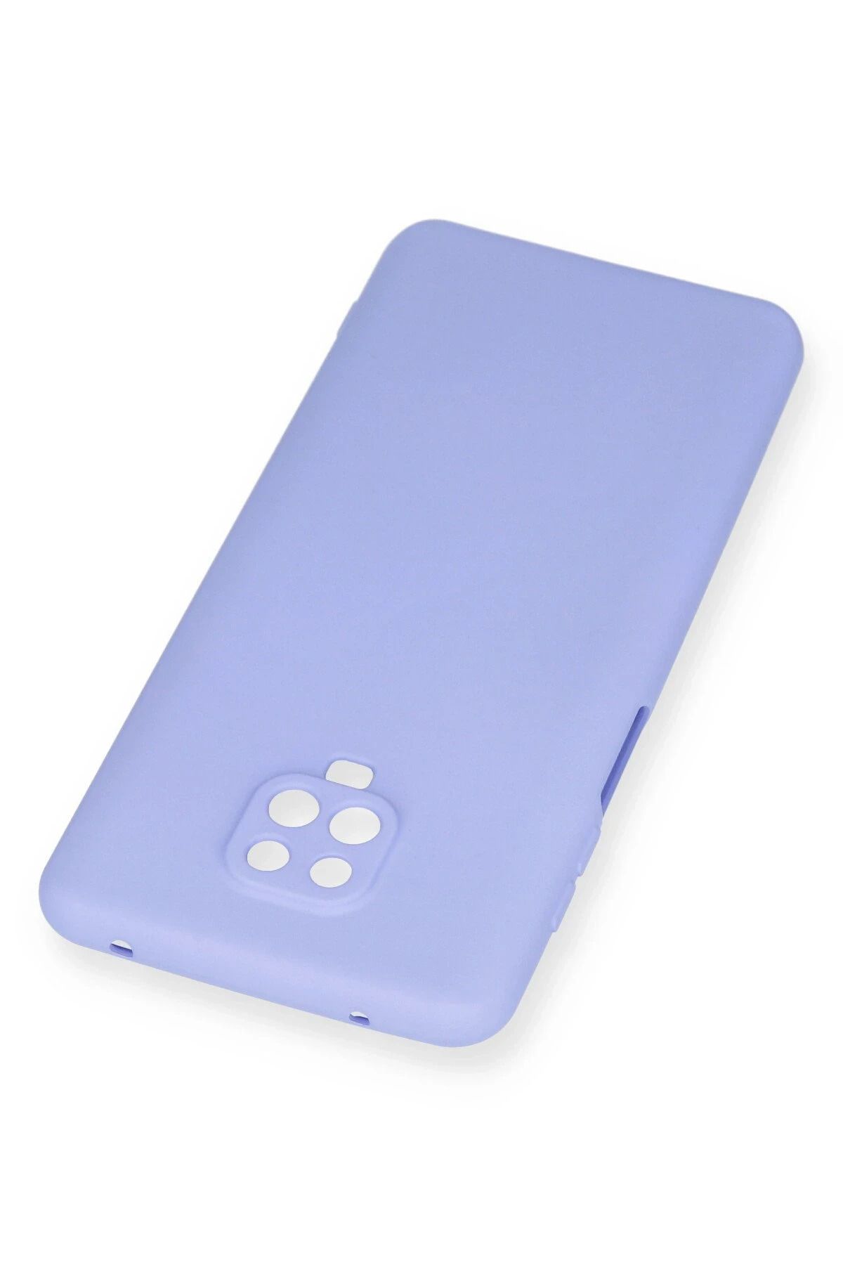 NewFace Xiaomi Redmi Note 9 Pro Kılıf Nano içi Kadife Silikon - Lila GLSTD