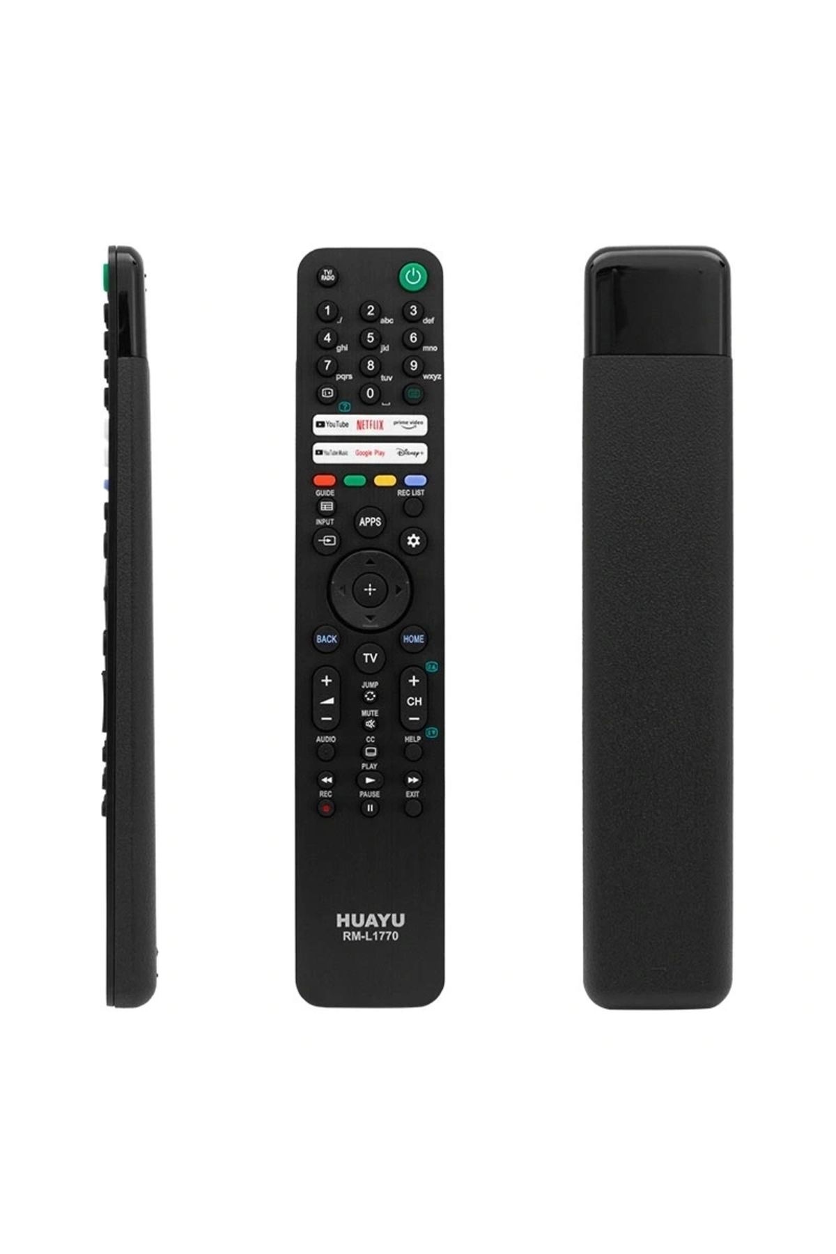 HUAYU KL RM-L1770 SONY YOUTUBE-PRIME VIDEO-GOOGLE PLAY-NETFLIX-DISNEY TUŞLU LCD LED TV KUMANDA