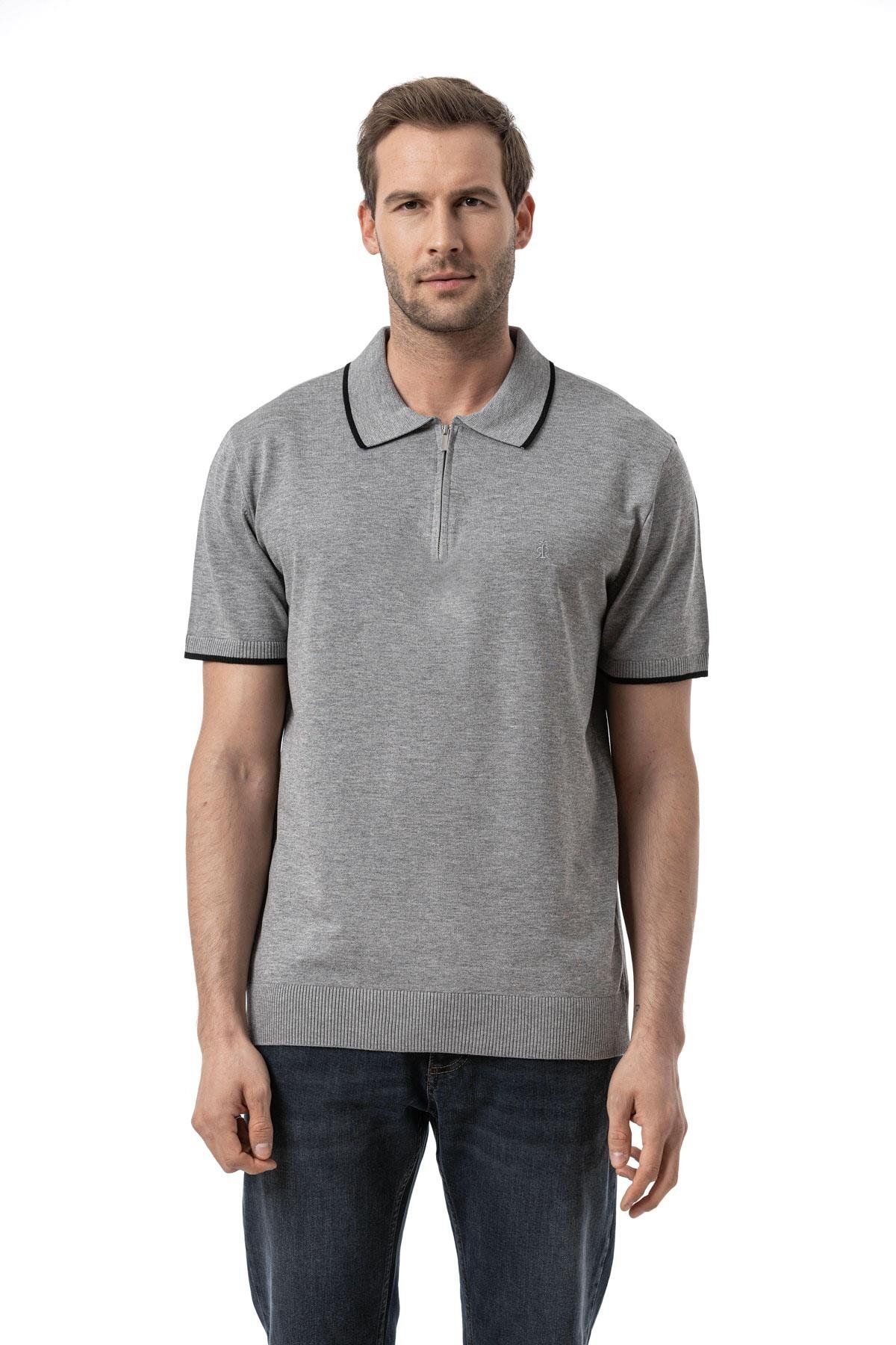 rugatchi Fermuarlı Triko Polo T-Shirt