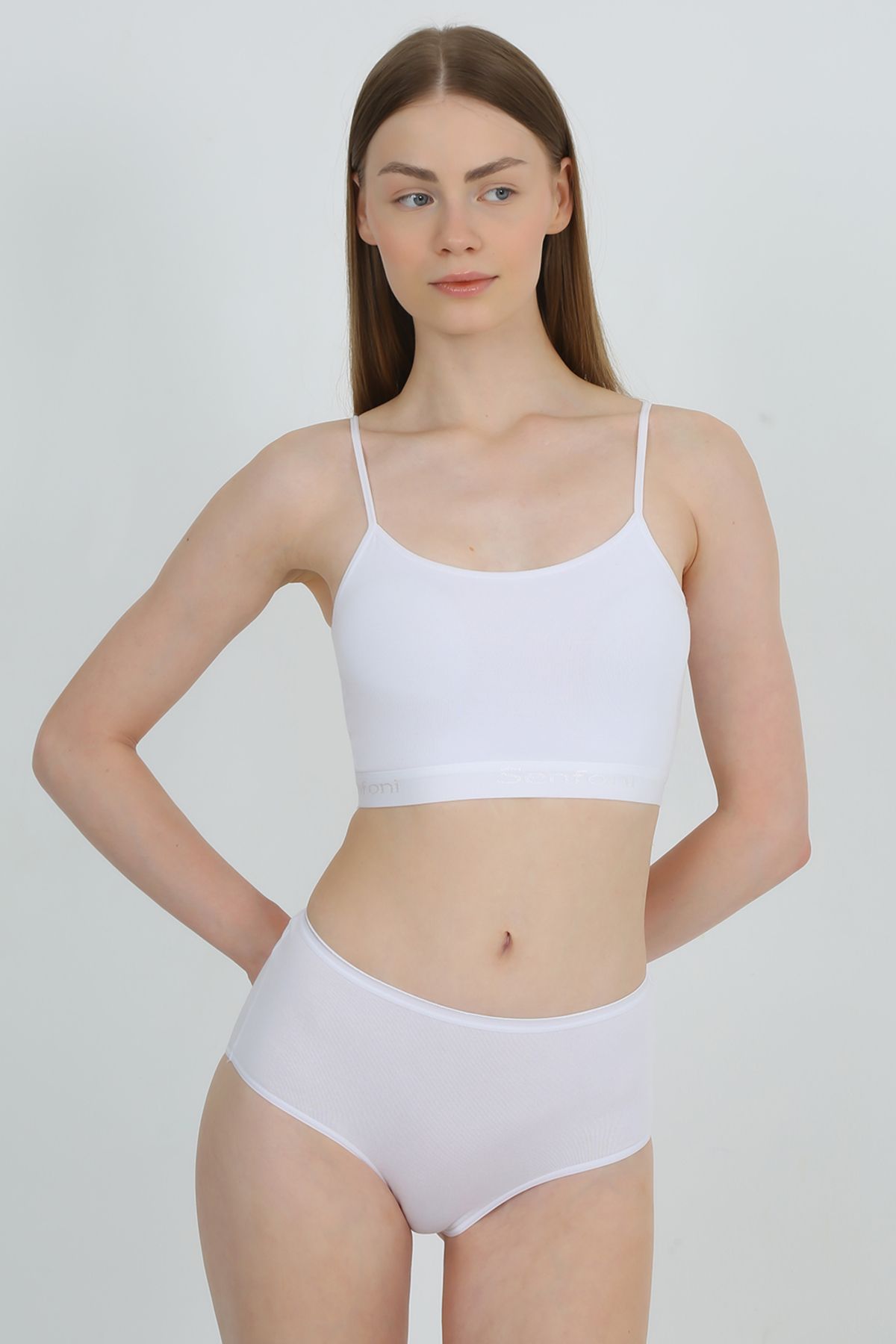 SENFONİ HOMEWEAR Yüksek Bel Modal 3'lü Mix Color Külot