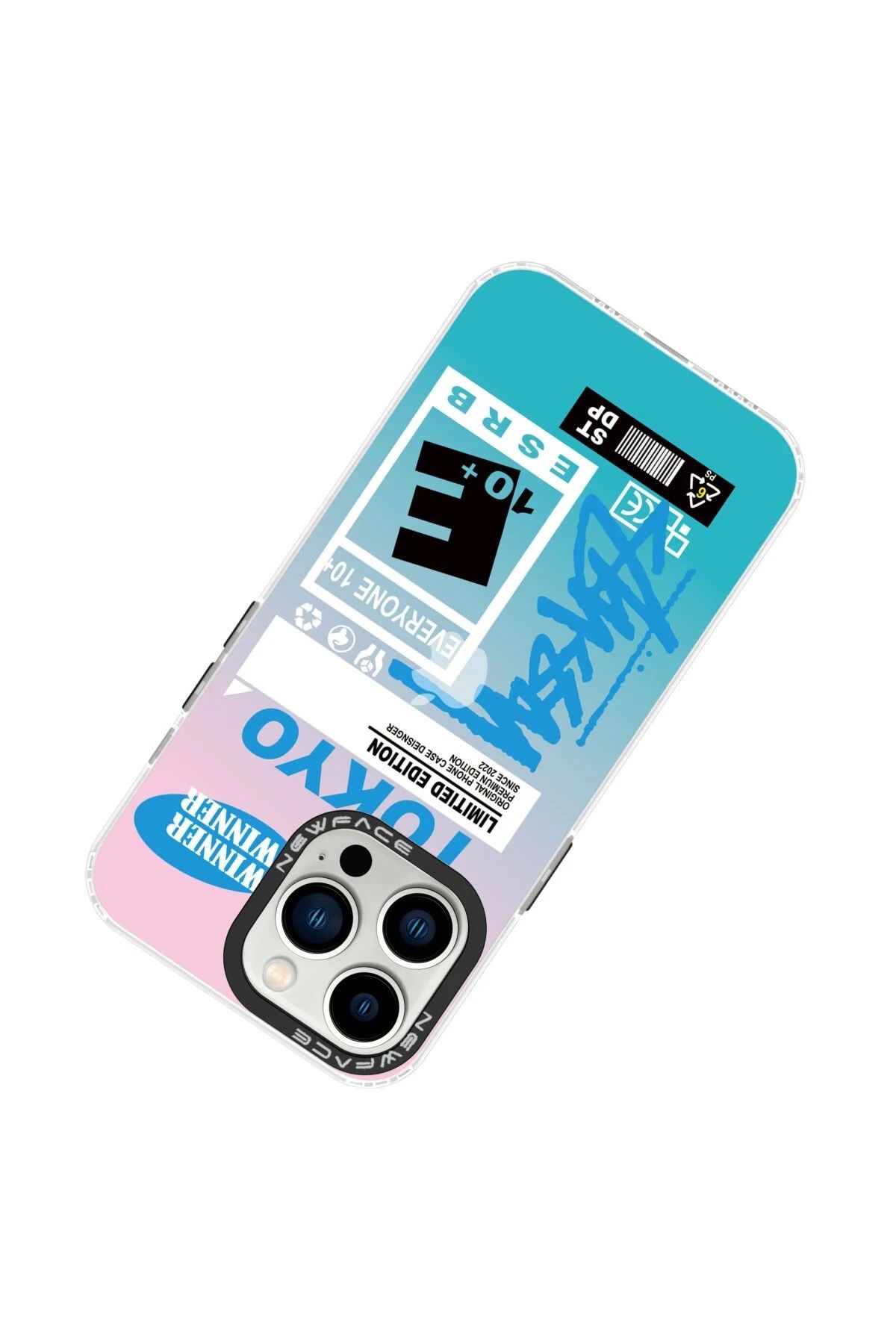 NewFace iPhone 14 Pro Max Kılıf Estoril Desenli Kapak - Estoril - 1 GLSTD
