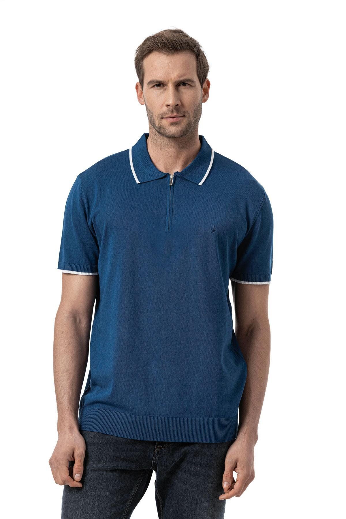 rugatchi Fermuarlı Triko Polo T-Shirt