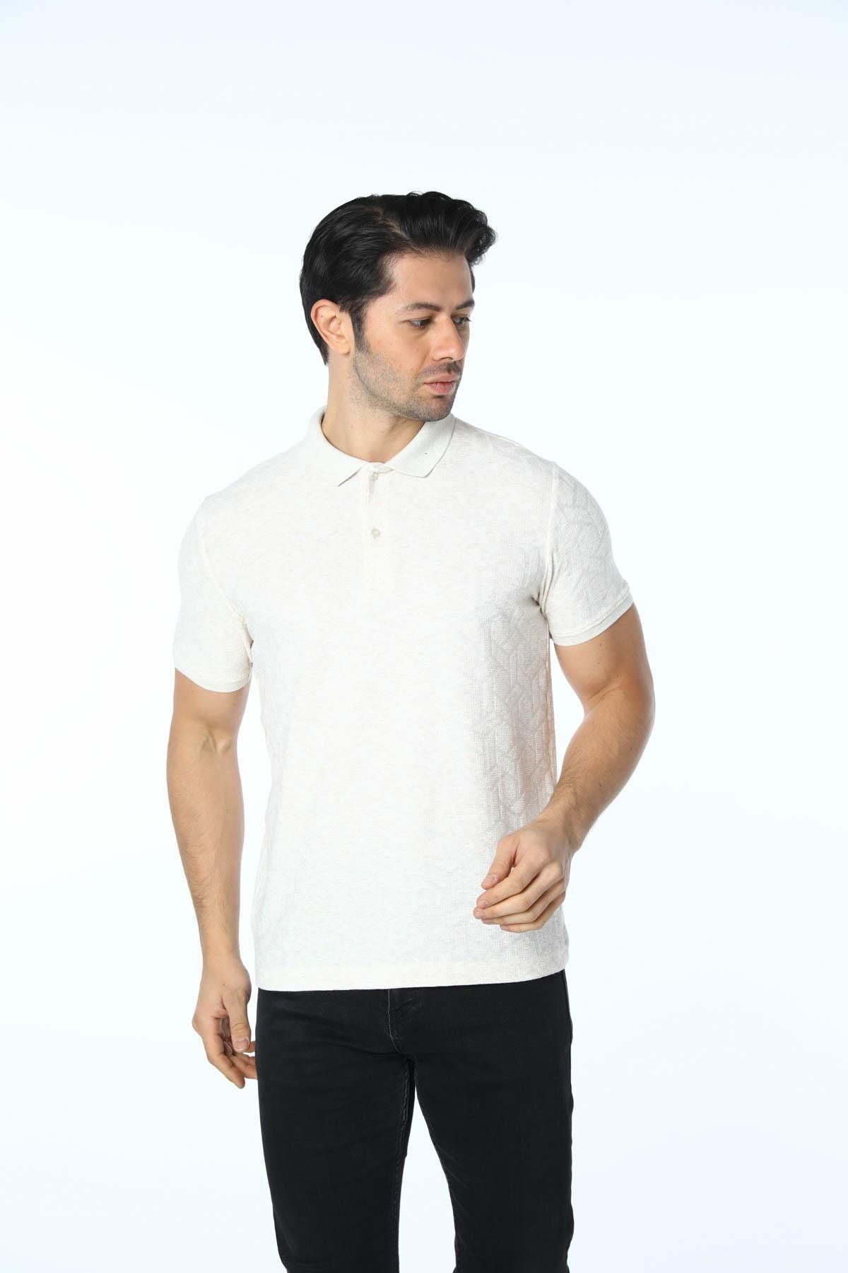 rugatchi Jakarlı Polo Yaka T-Shirt
