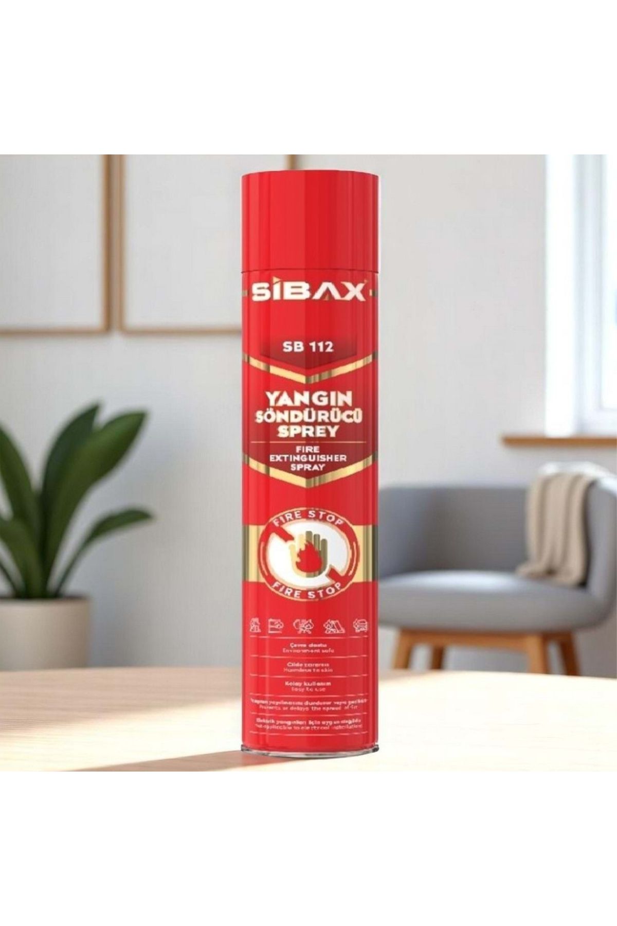woodretro SB 112 Yangın söndürücü sprey köpük 1000 ml