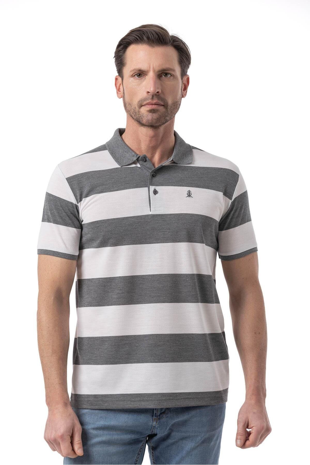 rugatchi Yatay Çizgili Polo T-Shirt