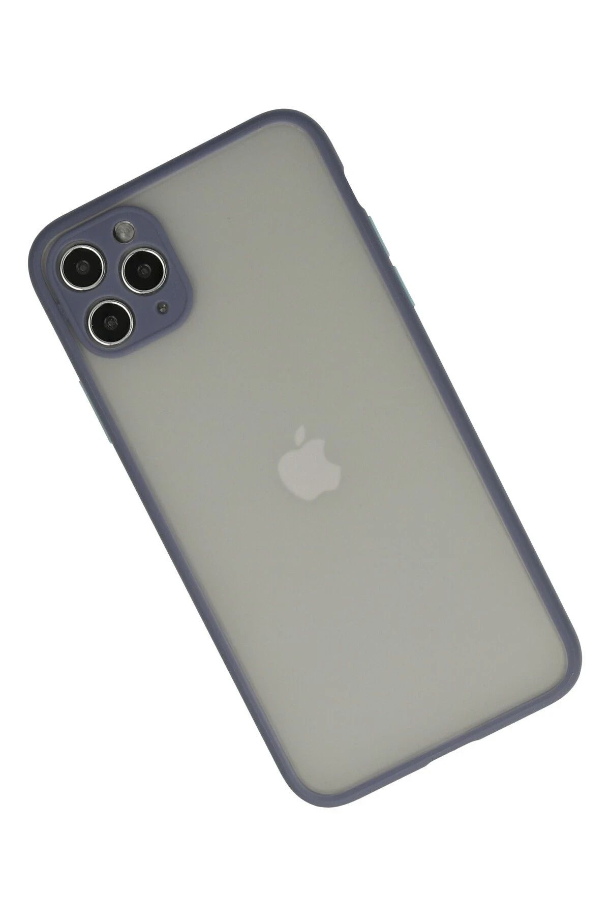NewFace iPhone 12 Pro Max Kılıf Montreal Silikon Kapak - Gri SVLRS