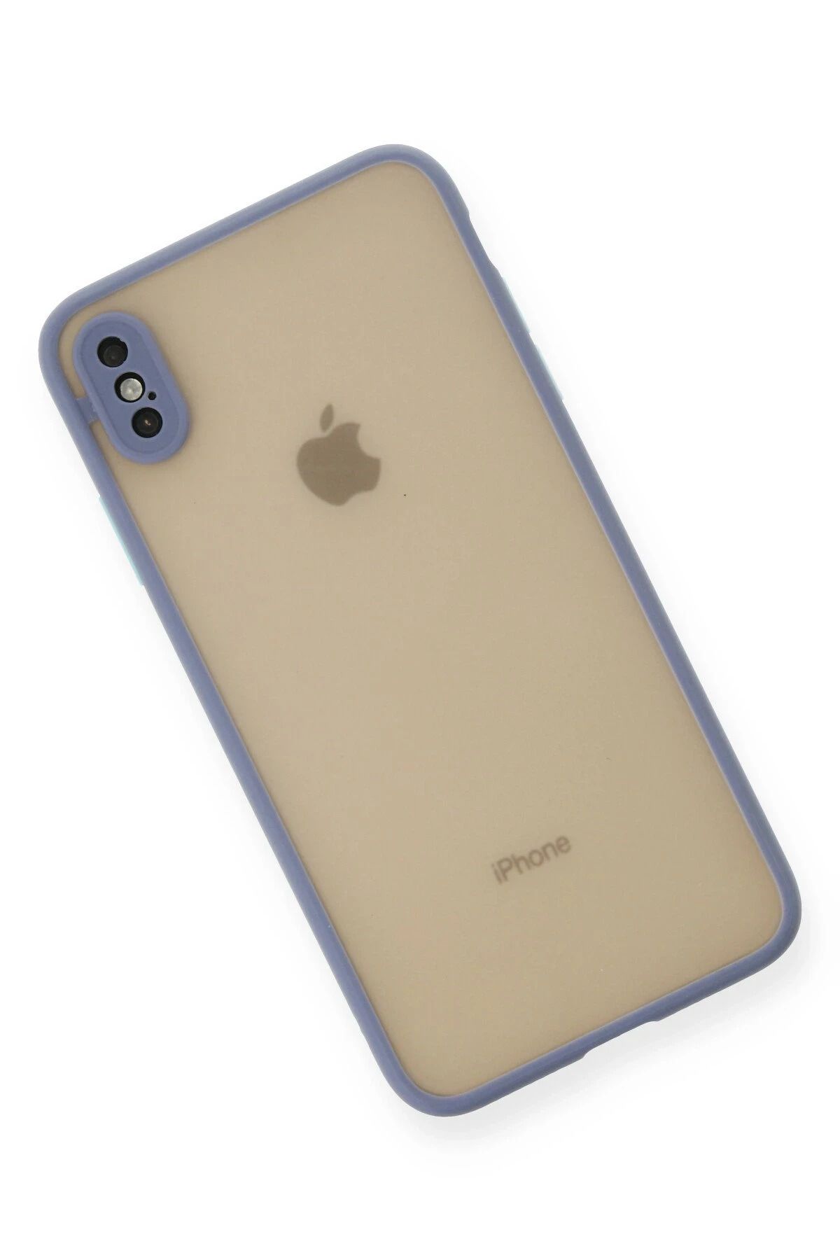 NewFace iPhone XS Max Kılıf Montreal Silikon Kapak - Gri SVLRS