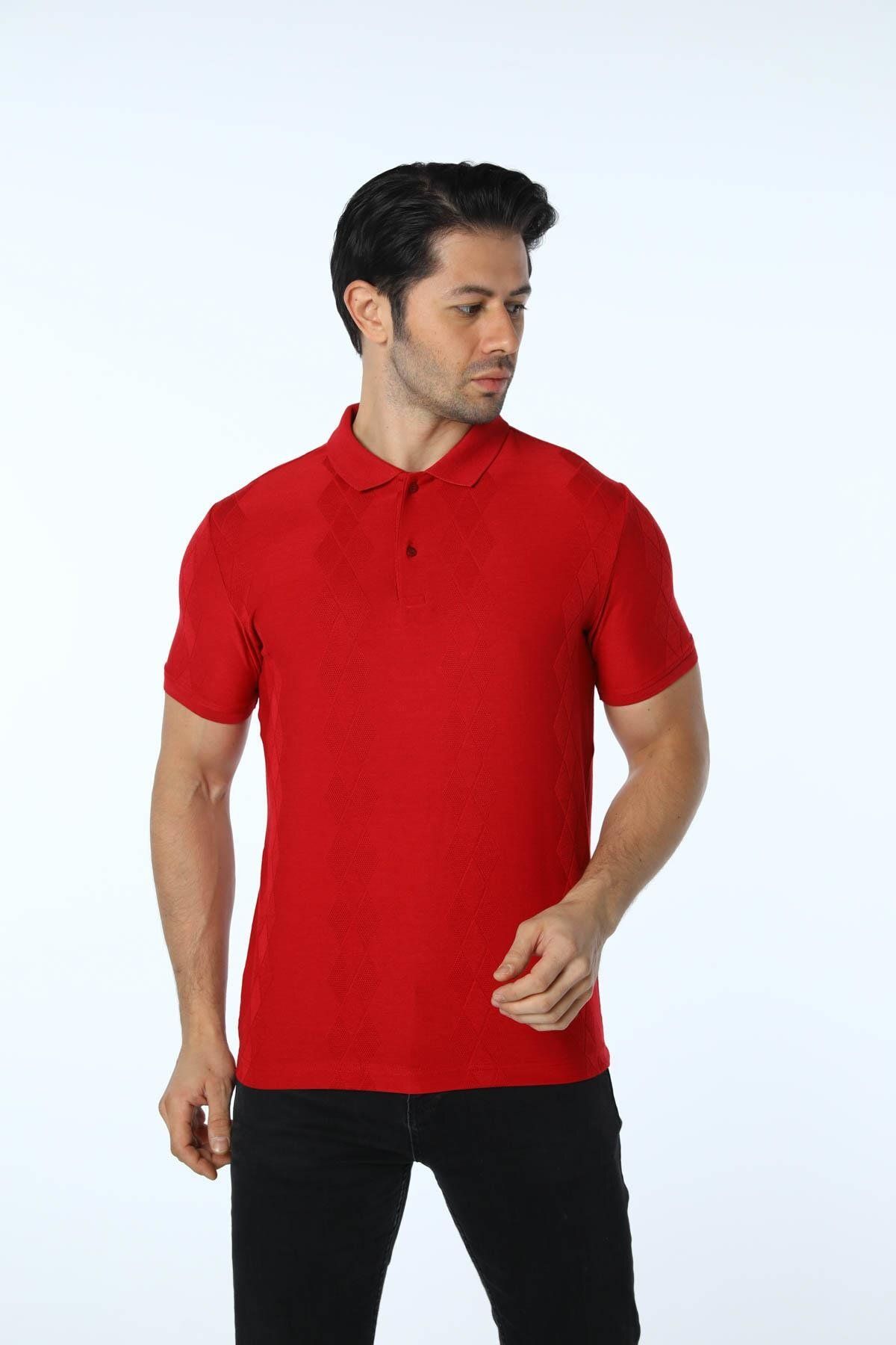 rugatchi Jakarlı Polo Yaka T-Shirt